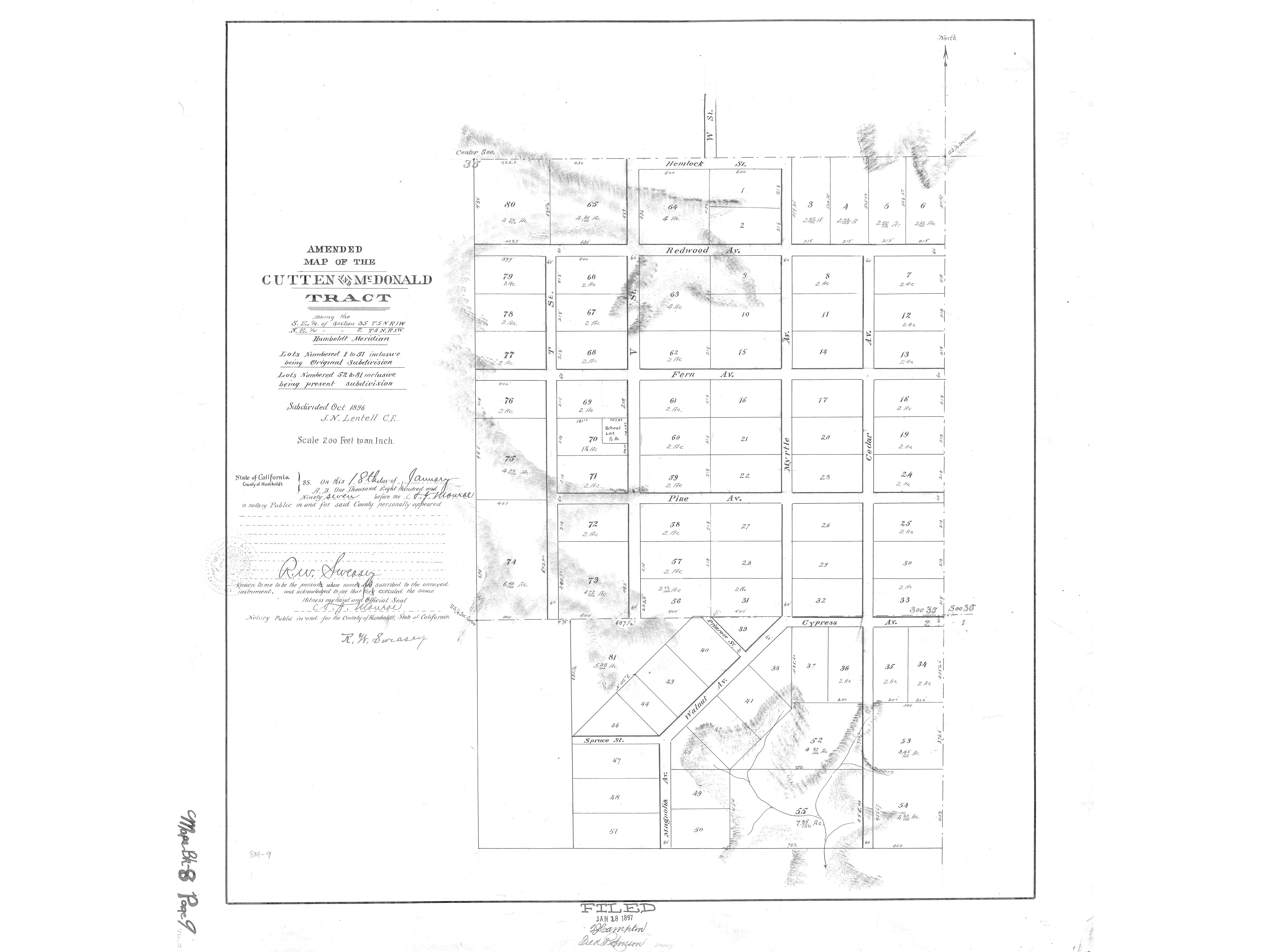 Book 8 Page 9 of Map Type RM