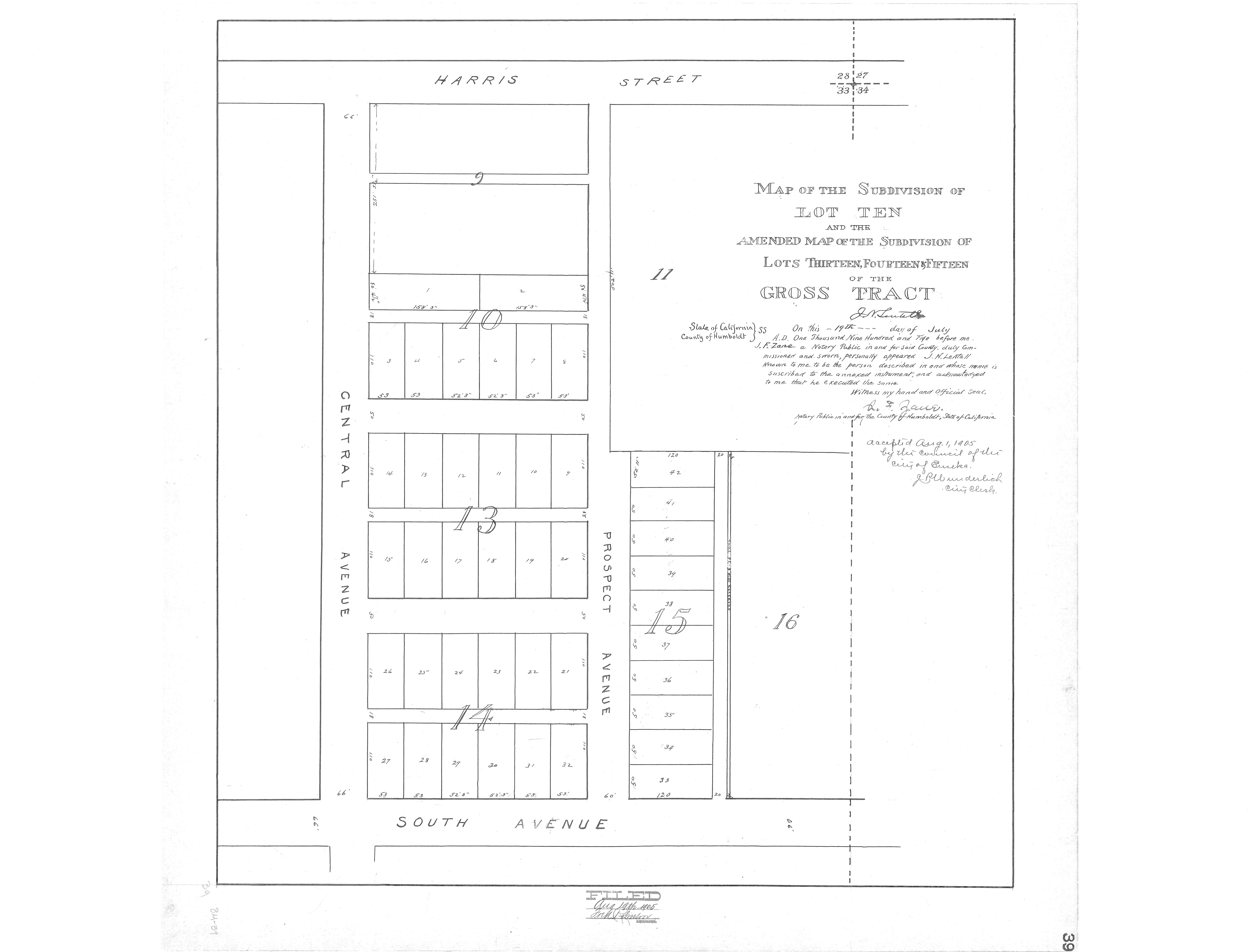 Book 8 Page 39 of Map Type RM