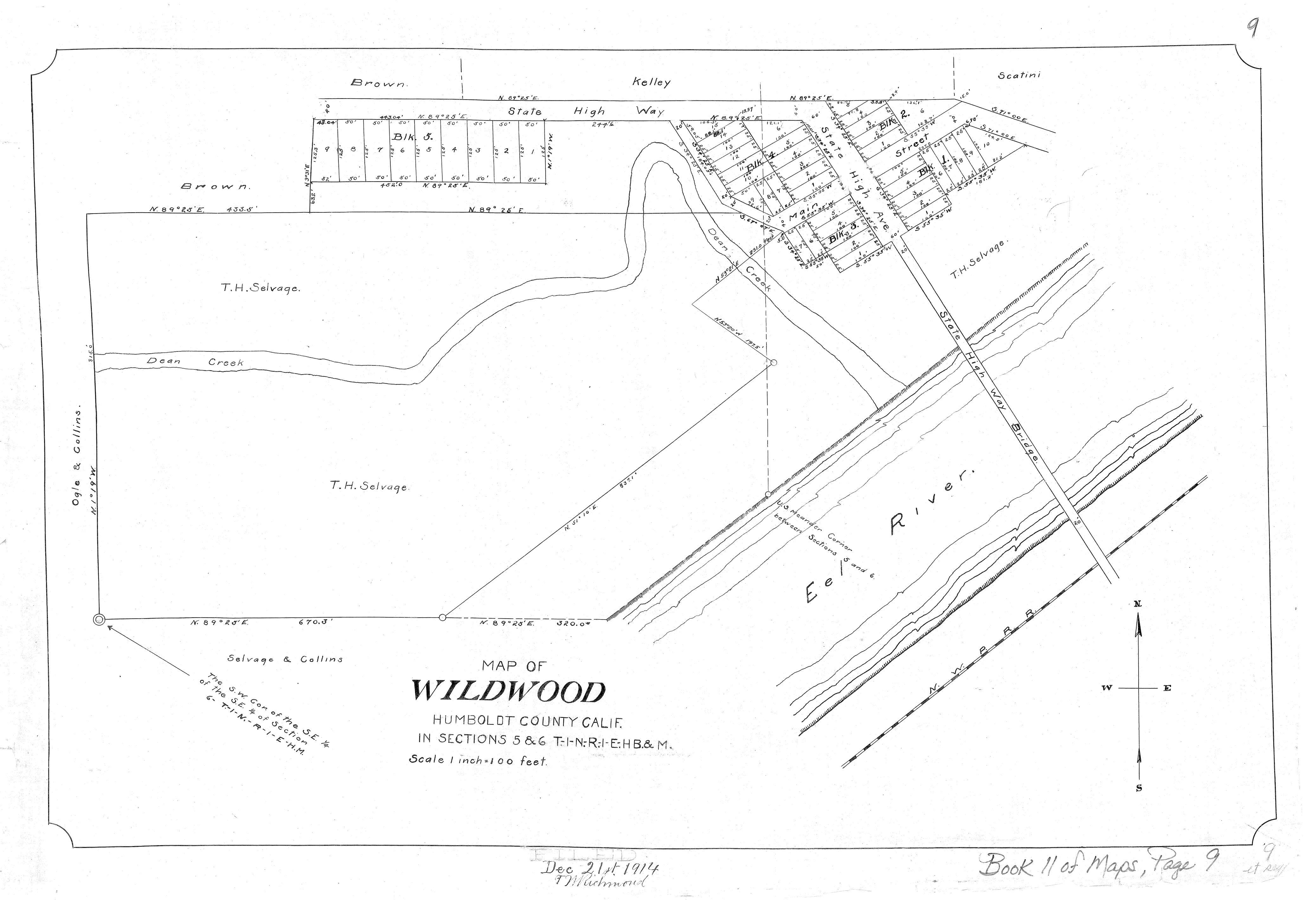 Book 11 Page 9 of Map Type RM