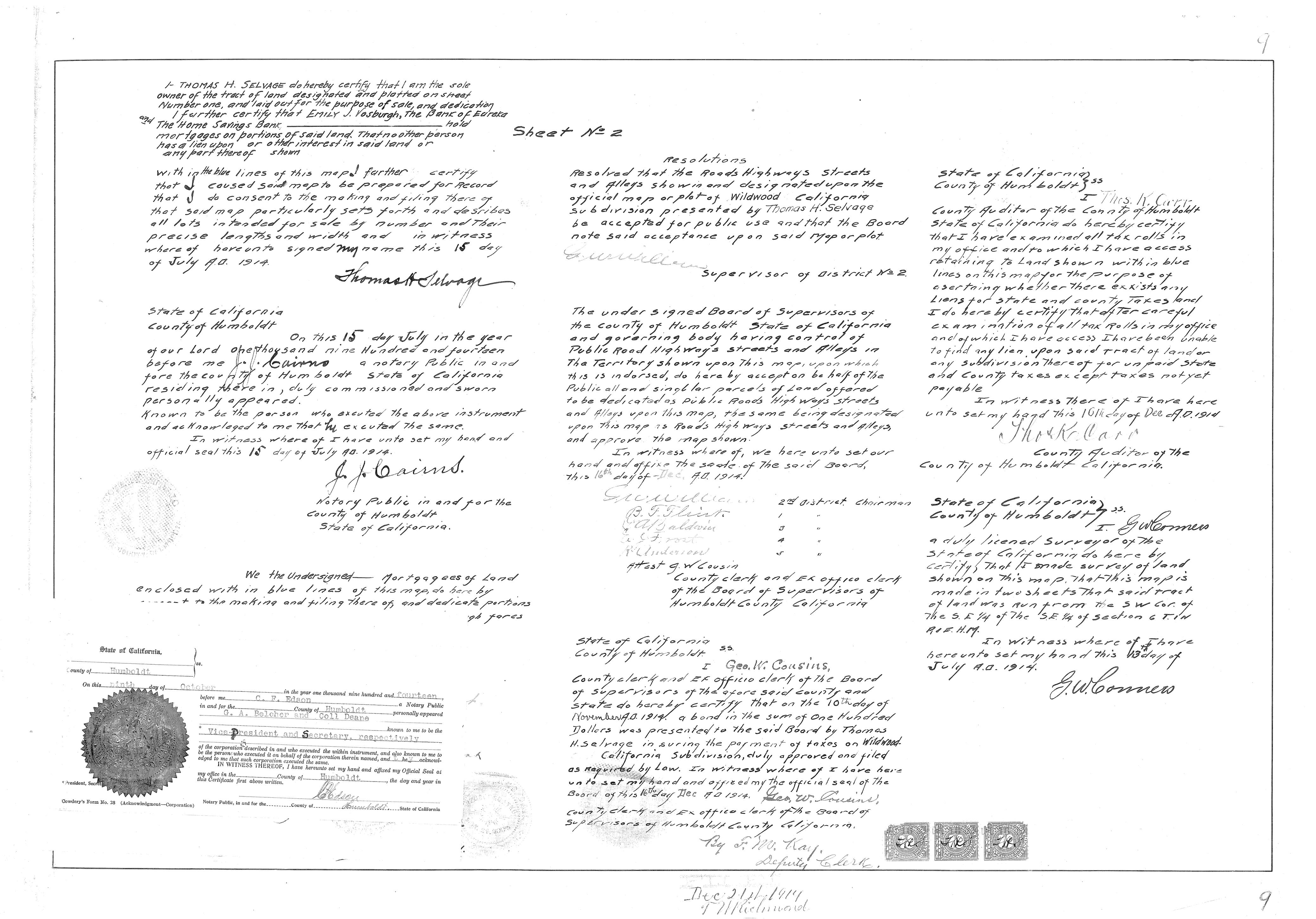 Book 11 Page 10 of Map Type RM