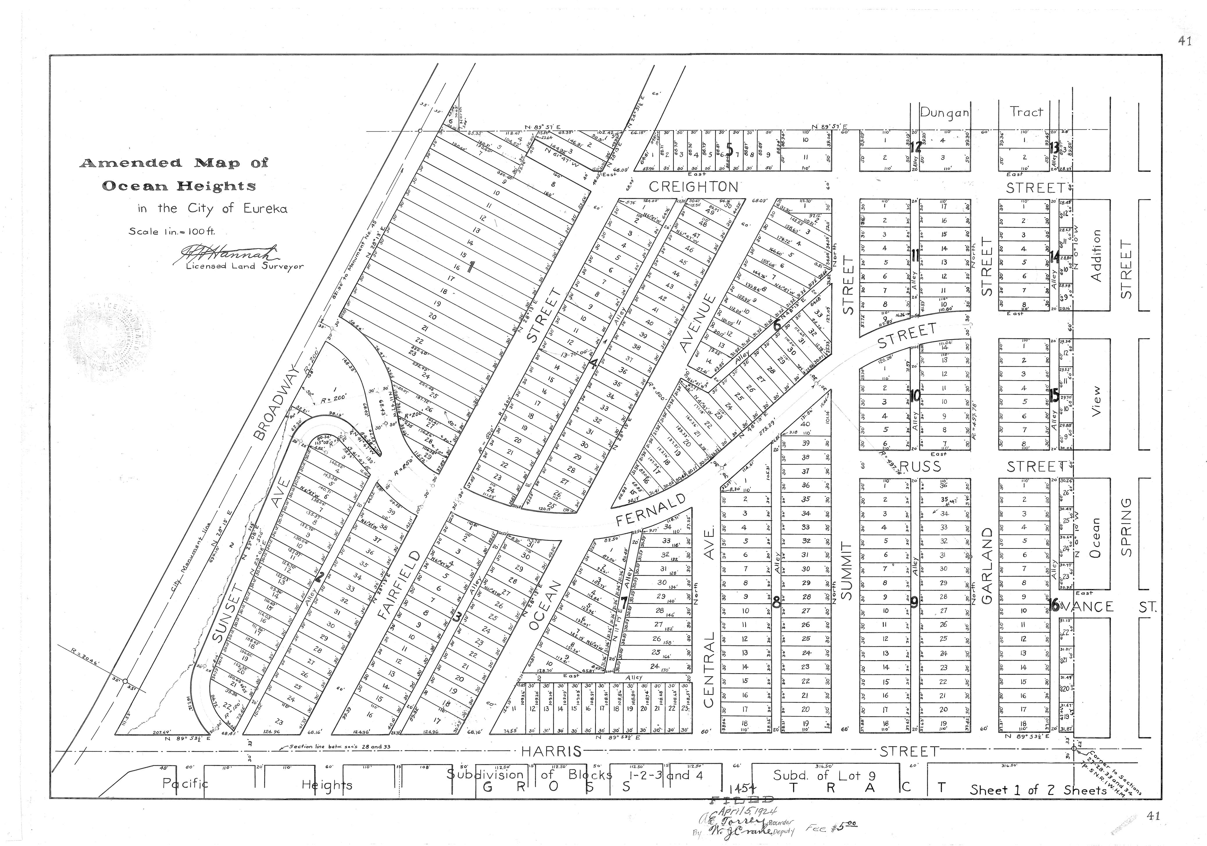 Book 11 Page 41 of Map Type RM