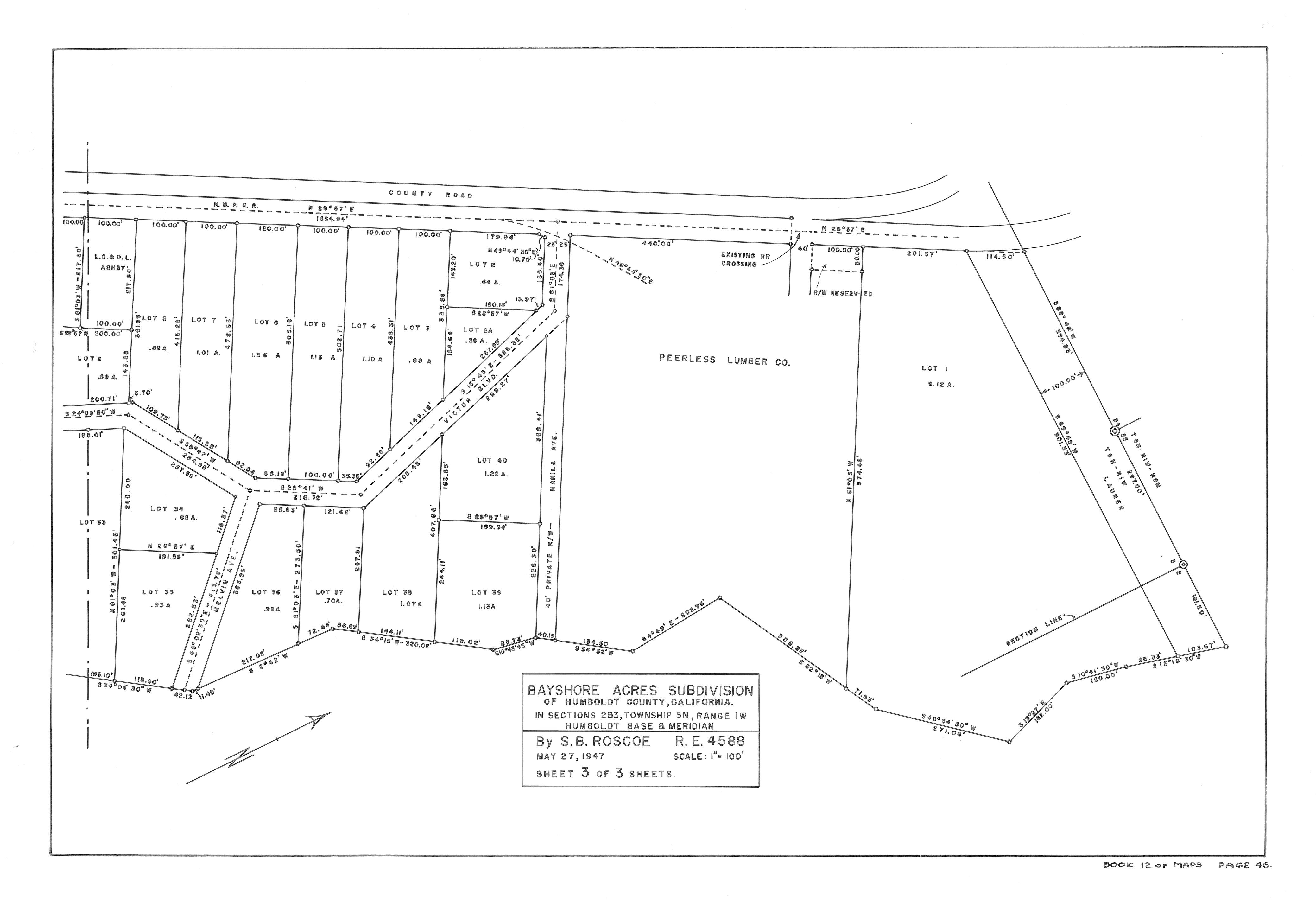 Book 12 Page 46 of Map Type RM