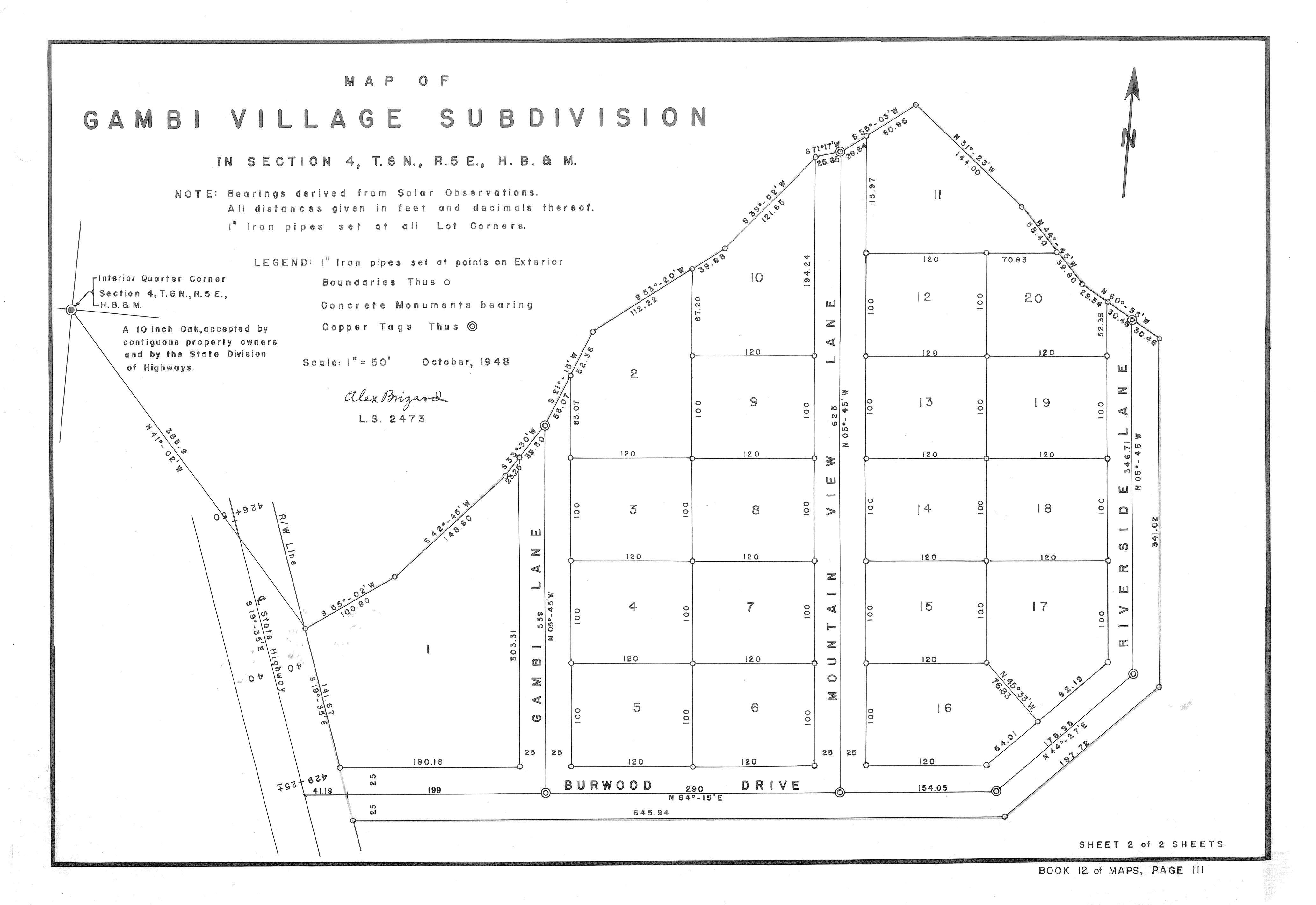 Book 12 Page 111 of Map Type RM