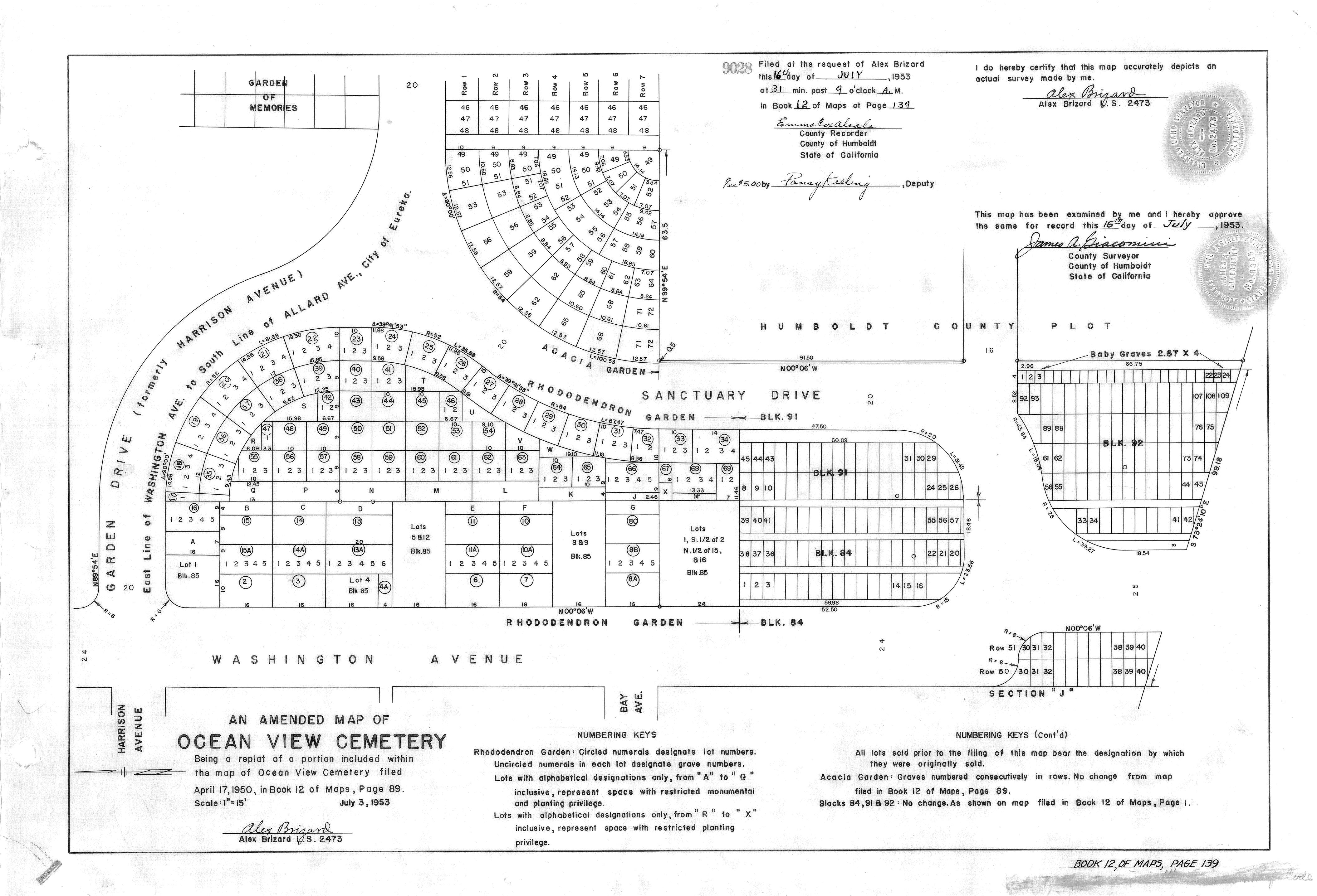 Book 12 Page 139 of Map Type RM