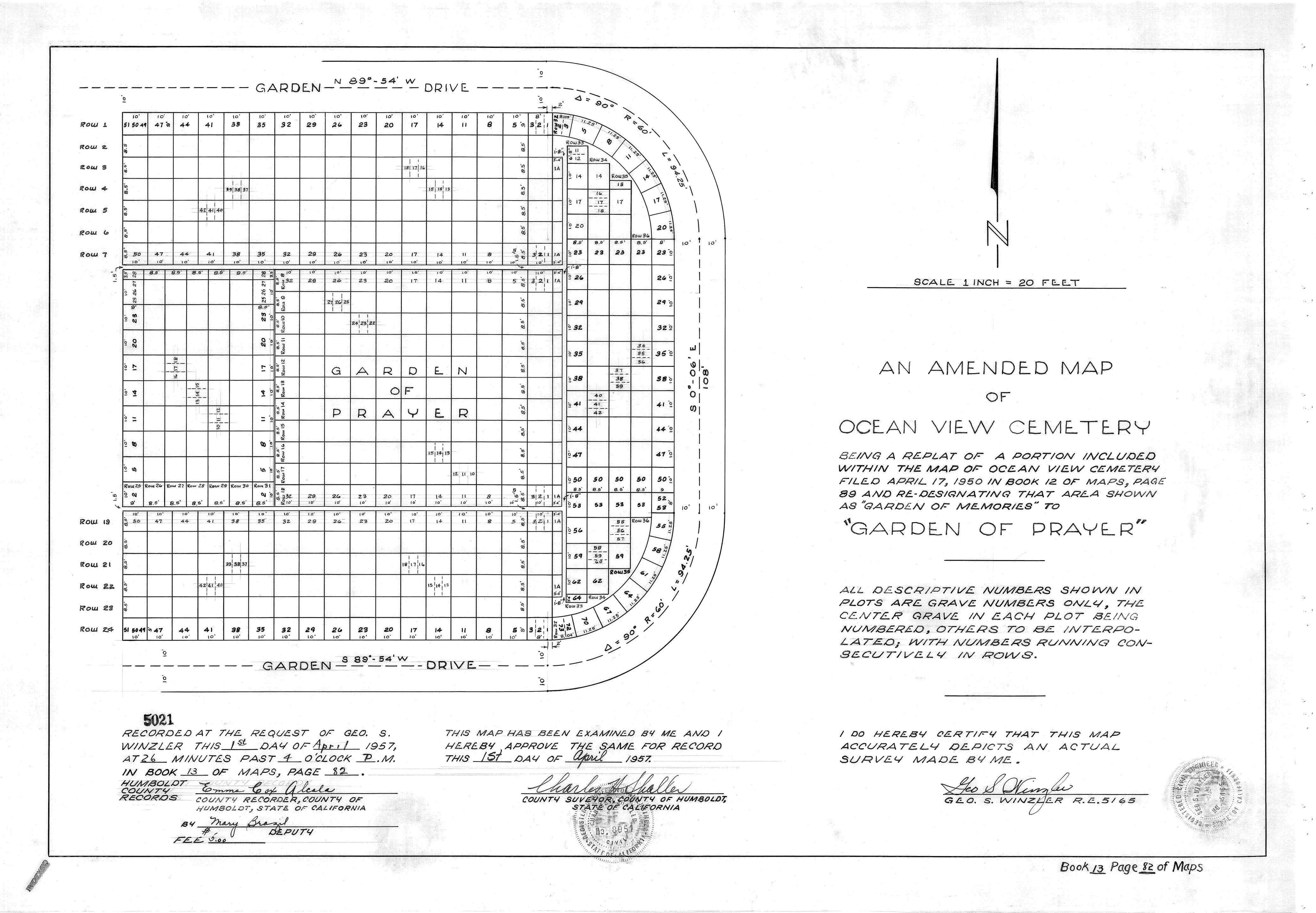 Book 13 Page 82 of Map Type RM