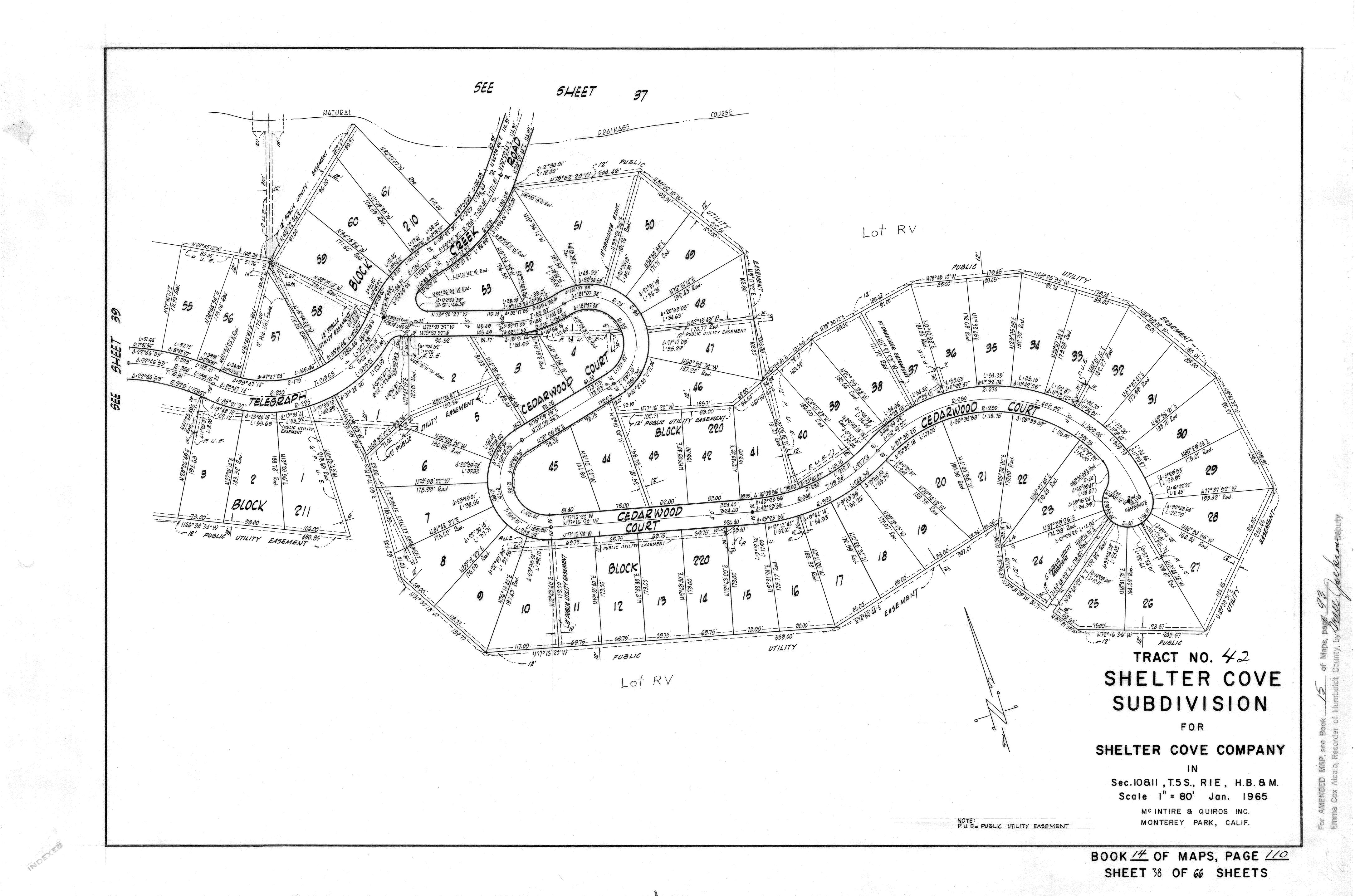 Book 14 Page 110 of Map Type RM