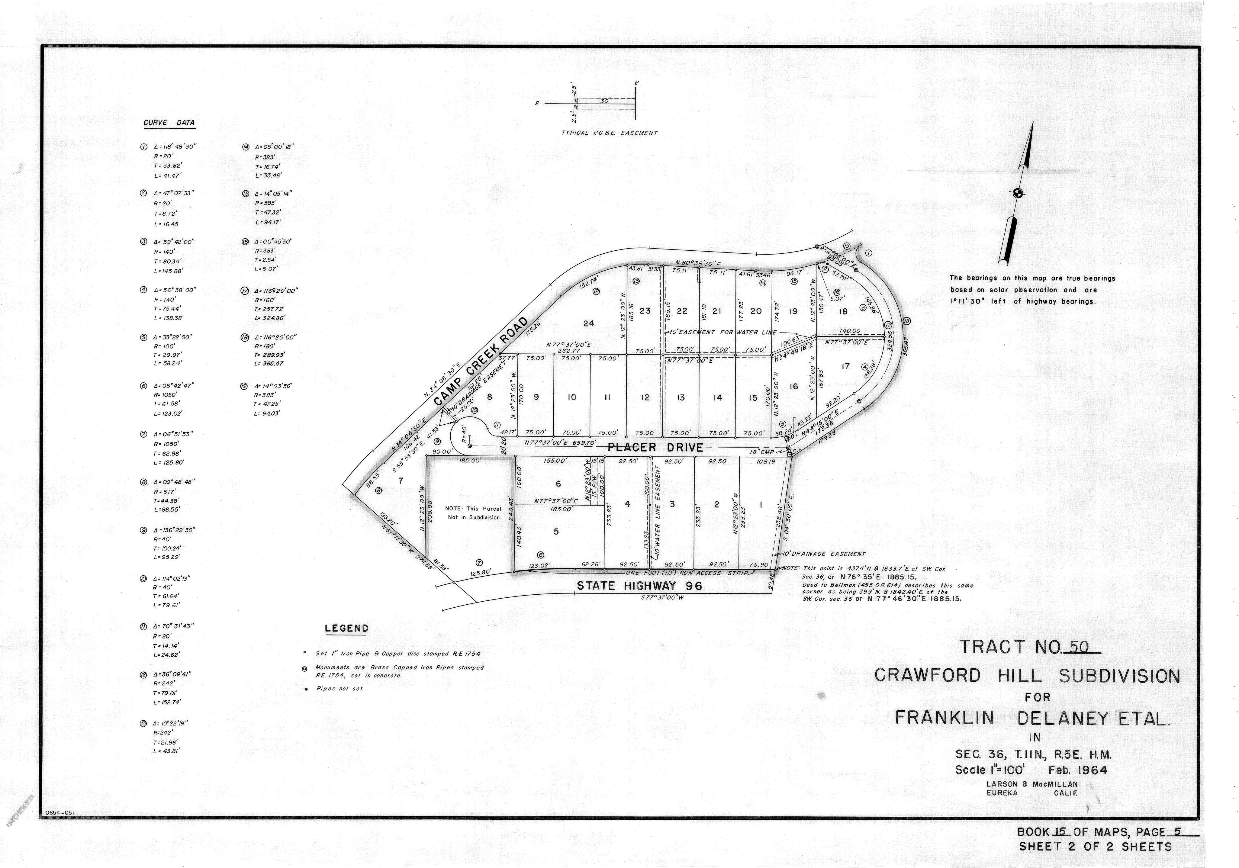 Book 15 Page 5 of Map Type RM