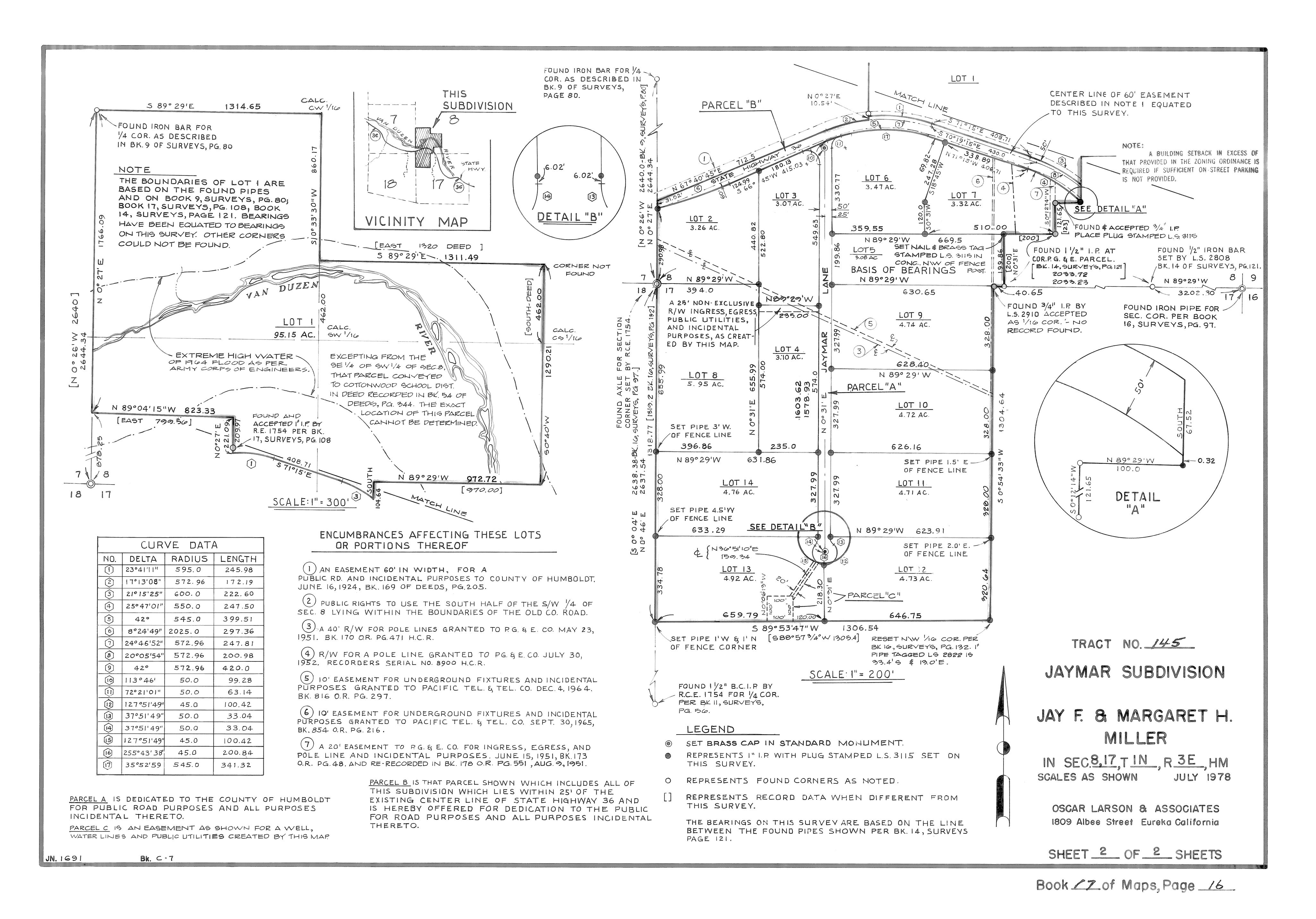 Book 17 Page 16 of Map Type RM