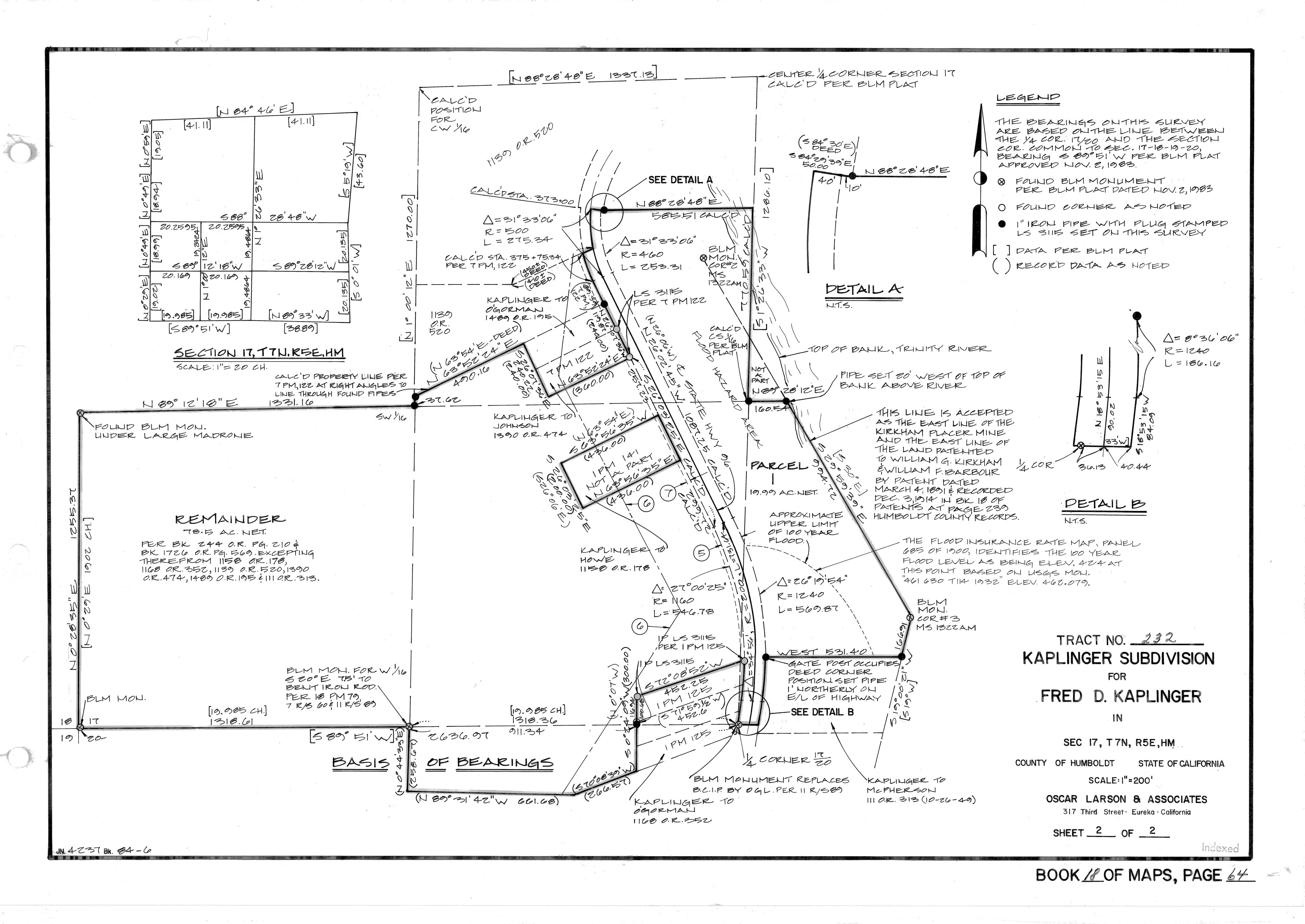 Book 18 Page 64 of Map Type RM