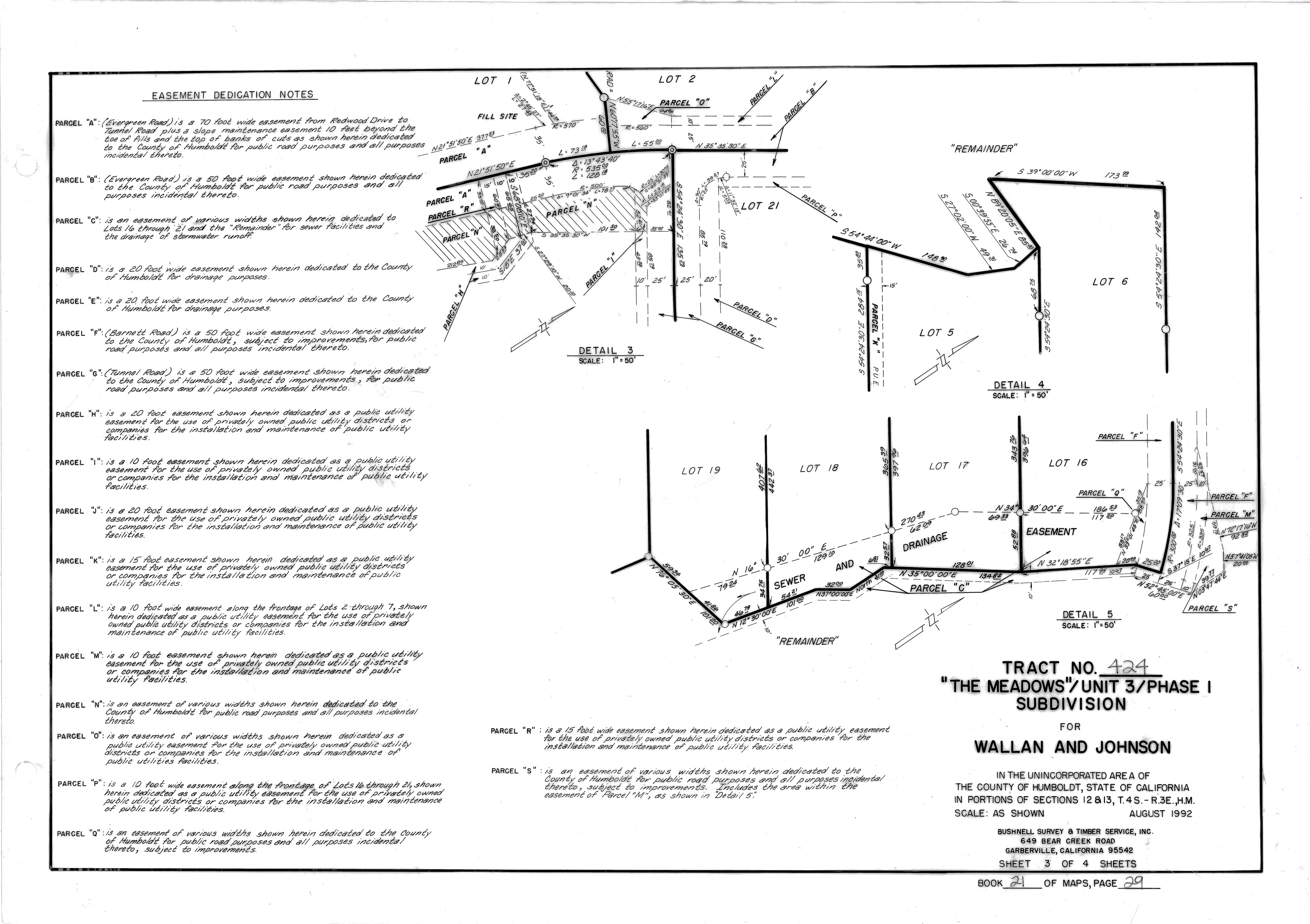 Book 21 Page 29 of Map Type RM