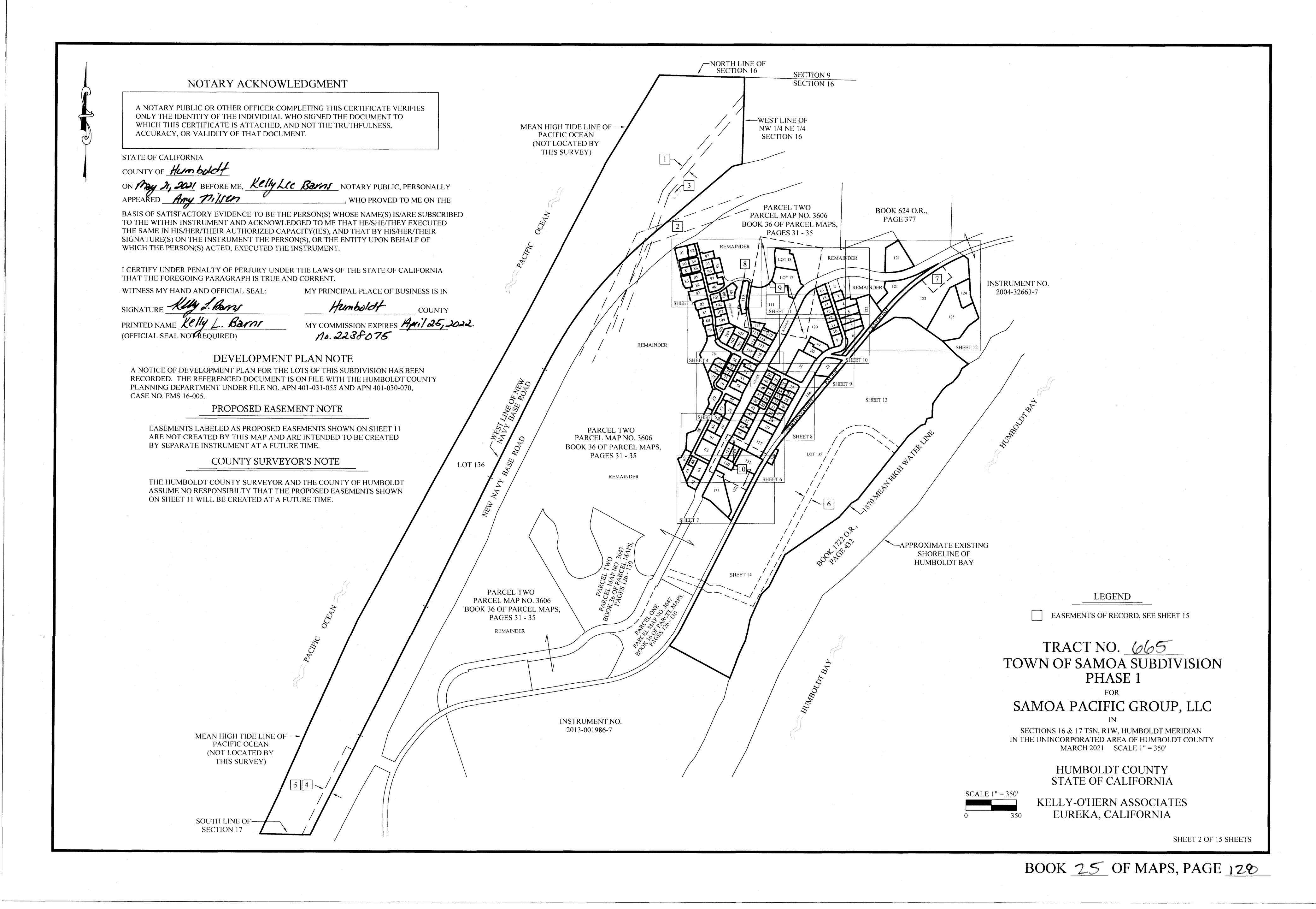 Book 25 Page 128 of Map Type RM