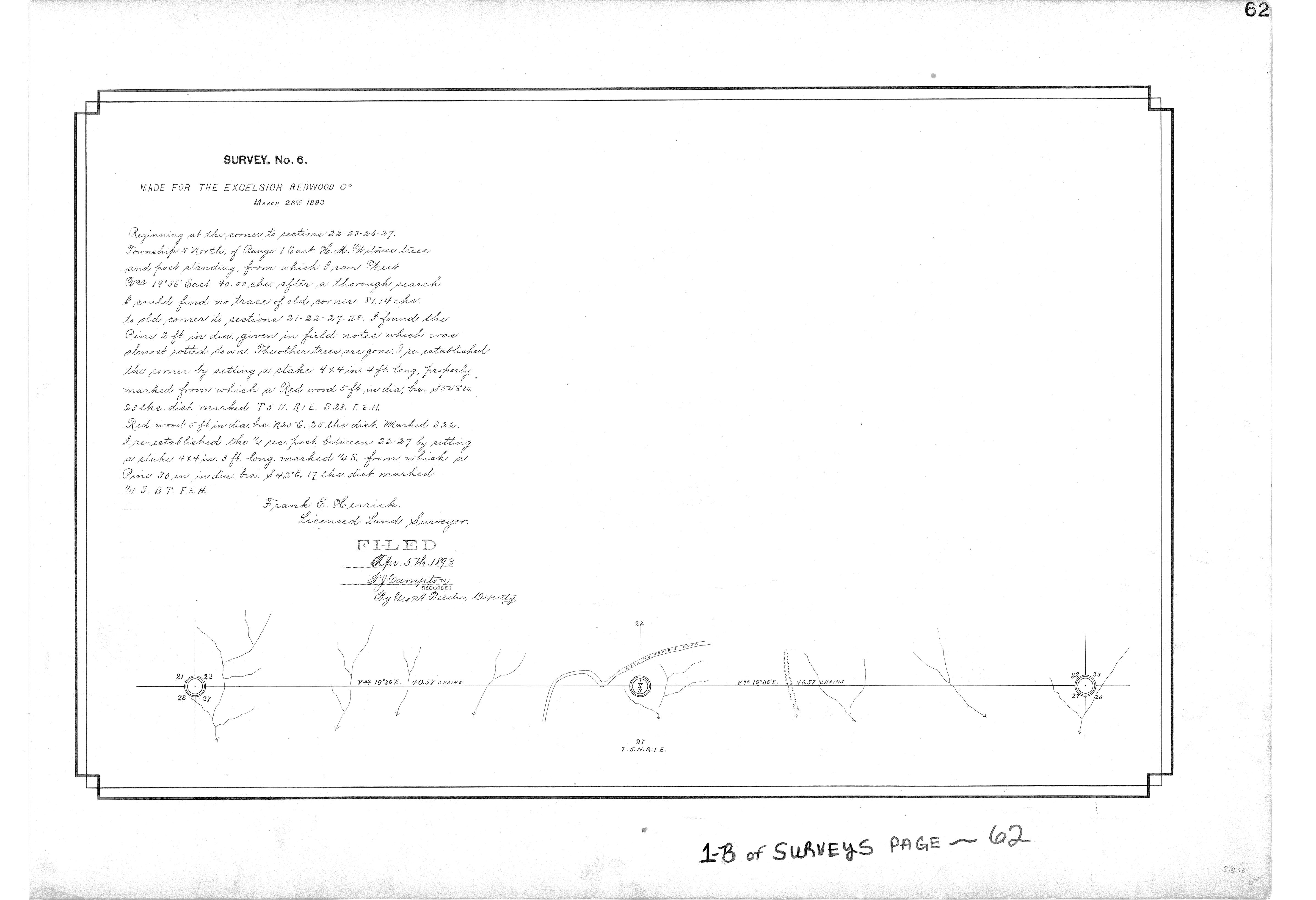 Book 1 Page 62 of Map Type RS