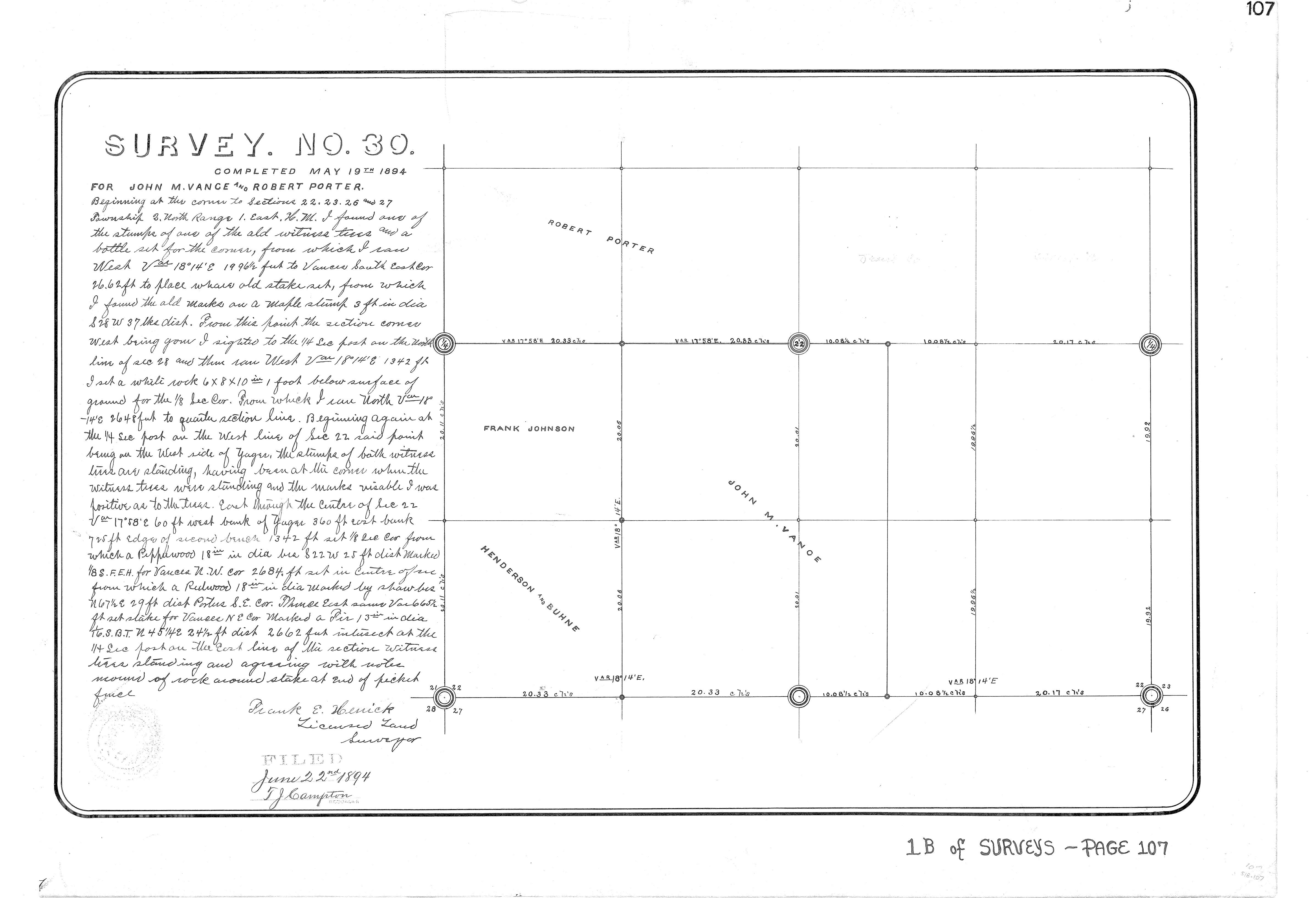 Book 1 Page 107 of Map Type RS