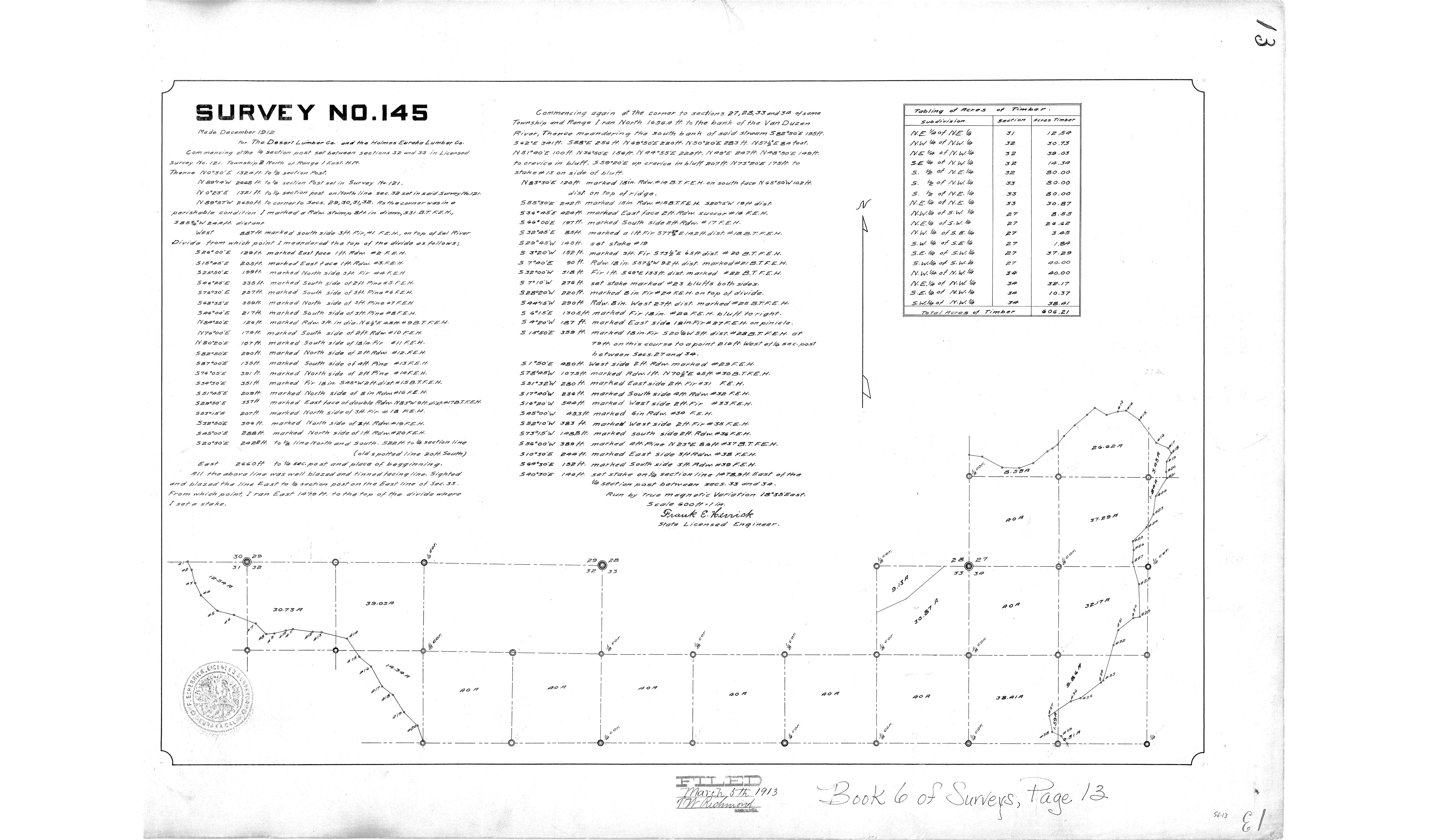 Book 6 Page 13 of Map Type RS