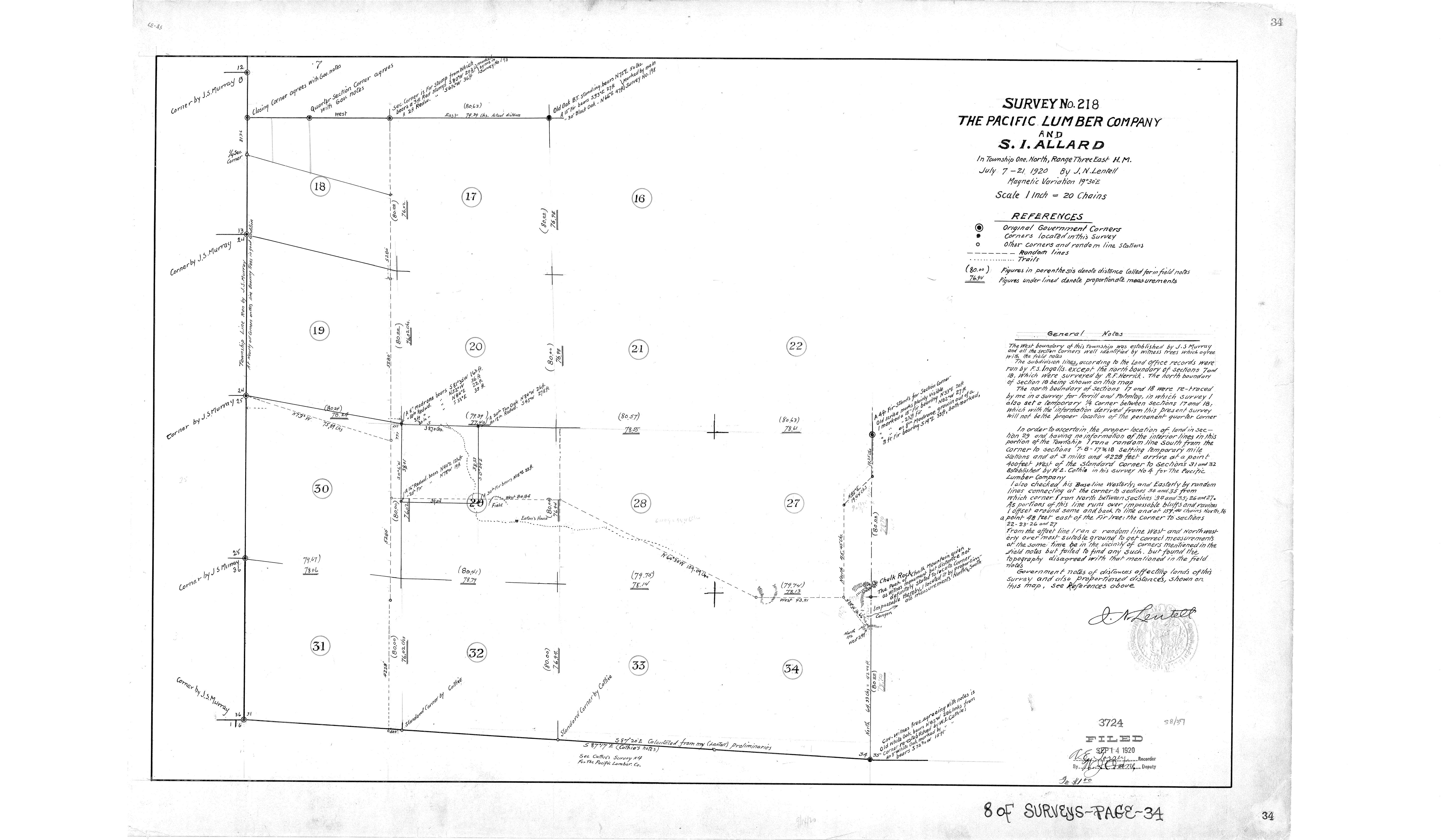 Book 8 Page 34 of Map Type RS