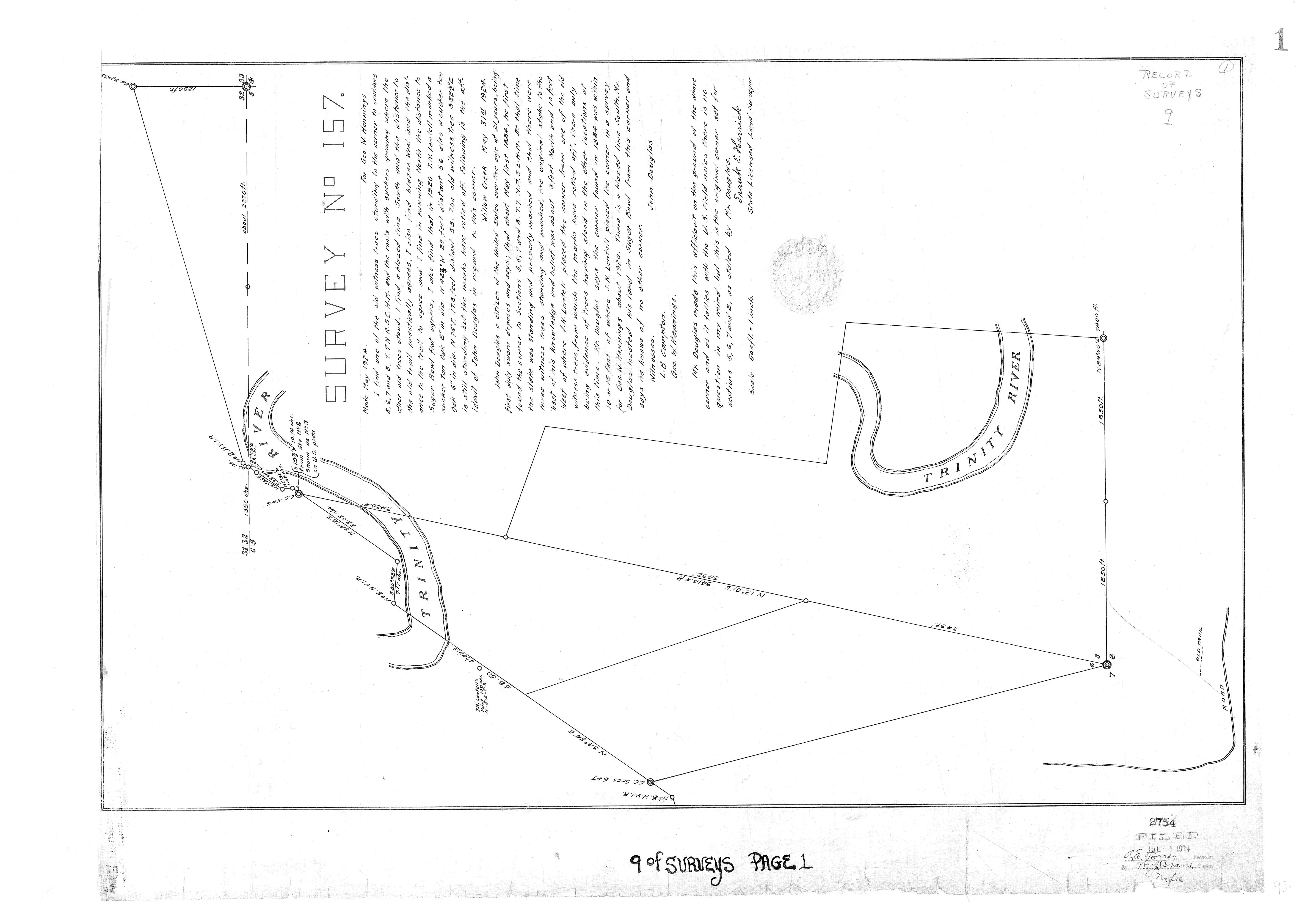 Book 9 Page 1 of Map Type RS