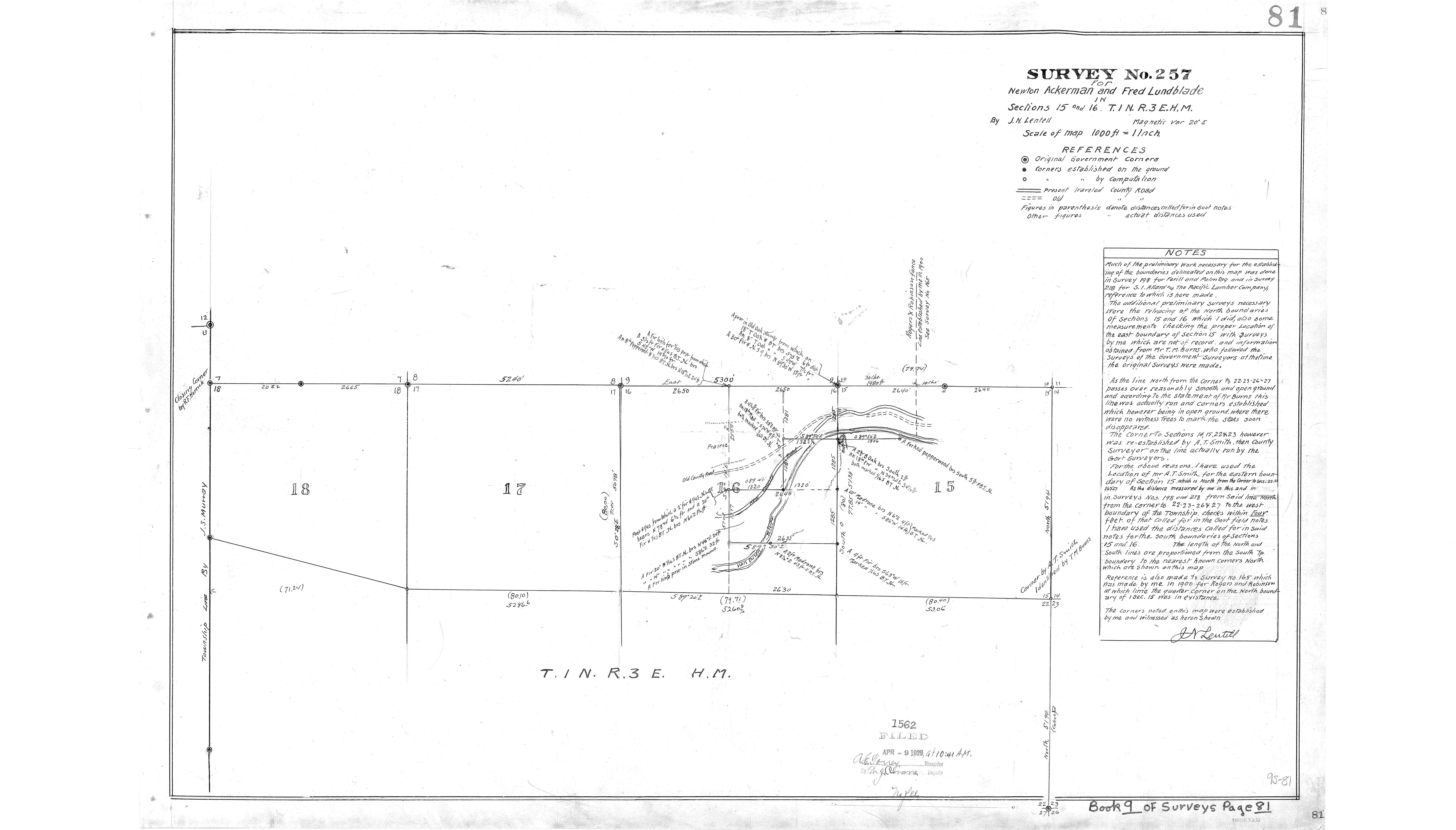 Book 9 Page 81 of Map Type RS