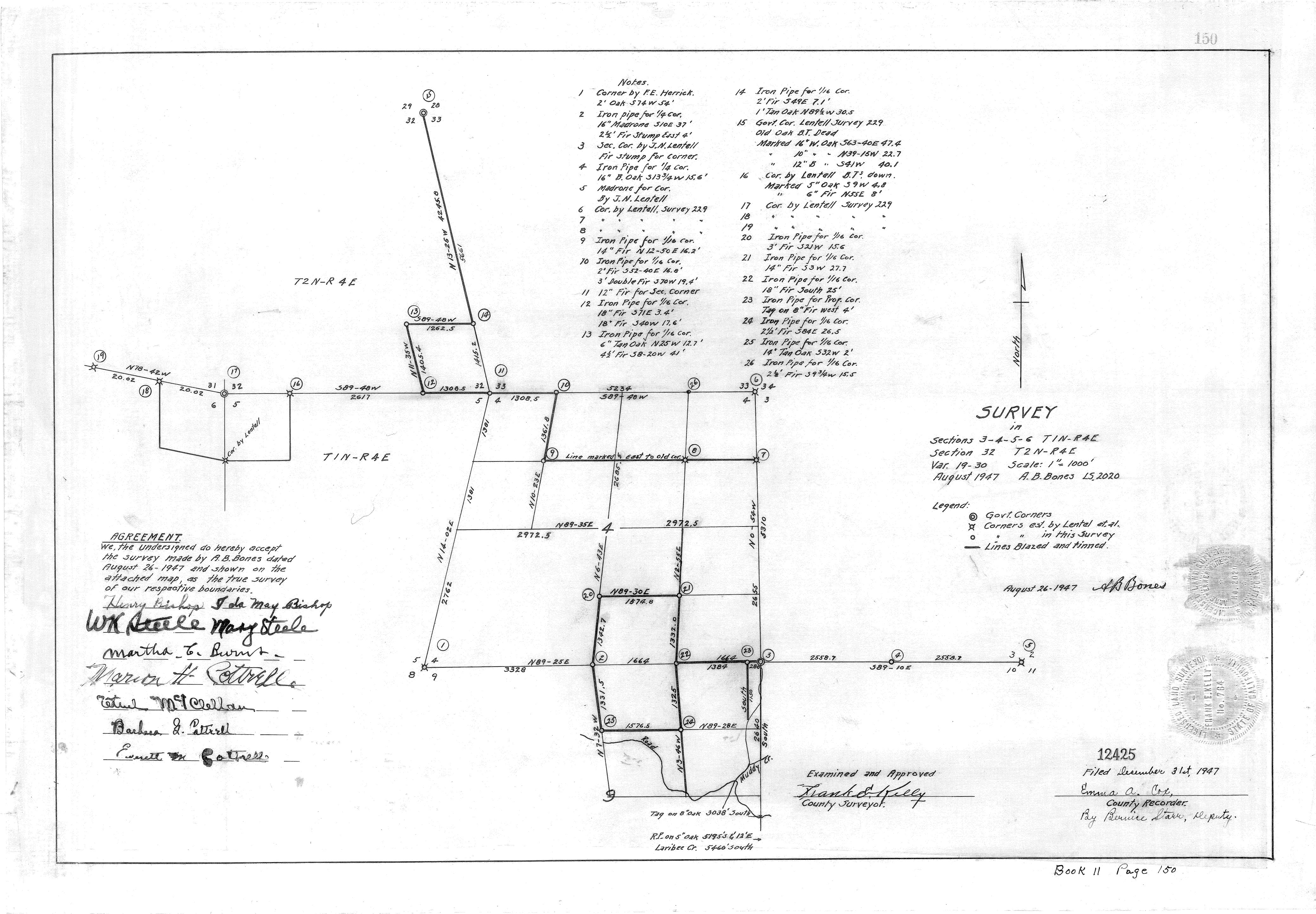 Book 11 Page 150 of Map Type RS