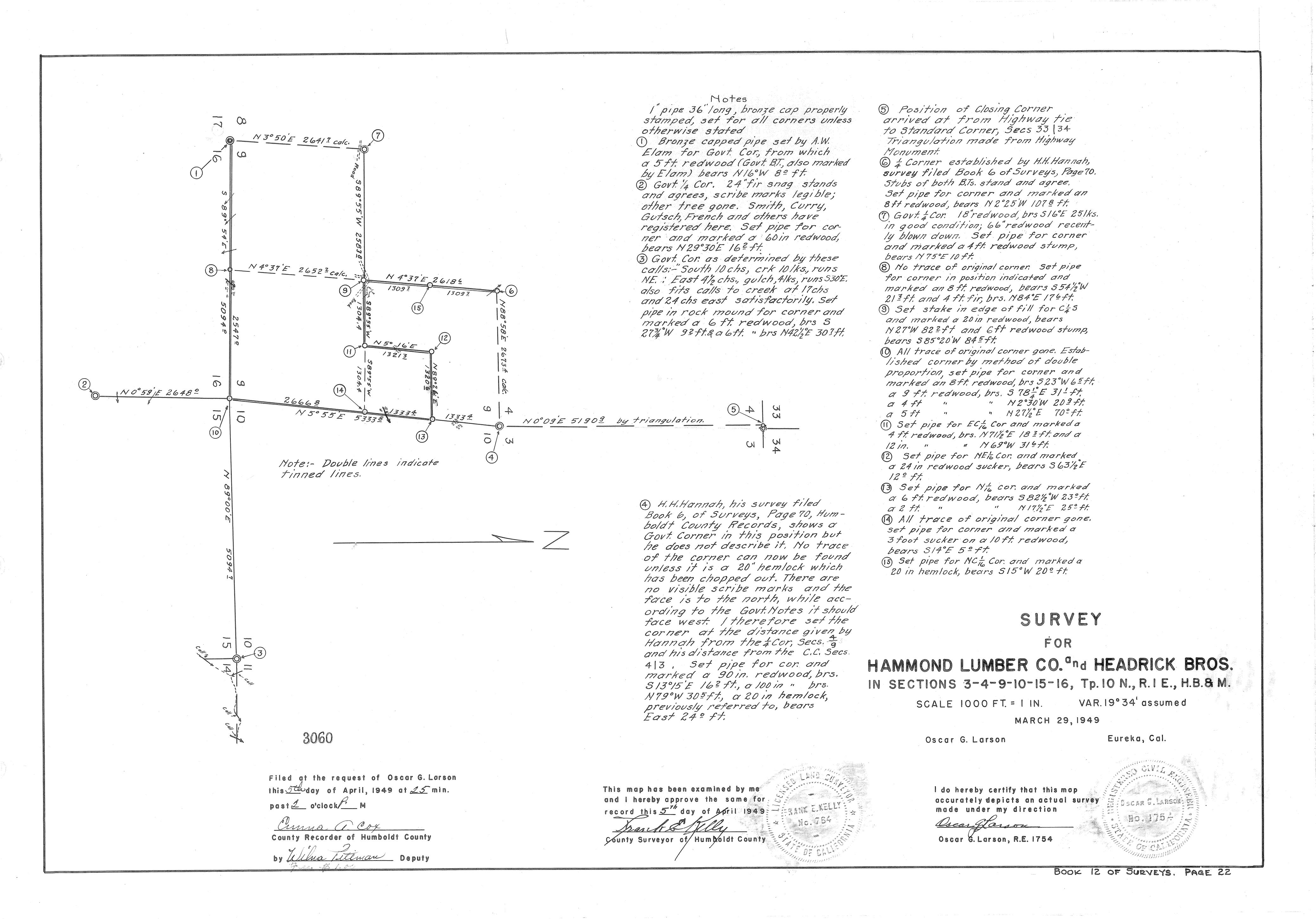 Book 12 Page 22 of Map Type RS