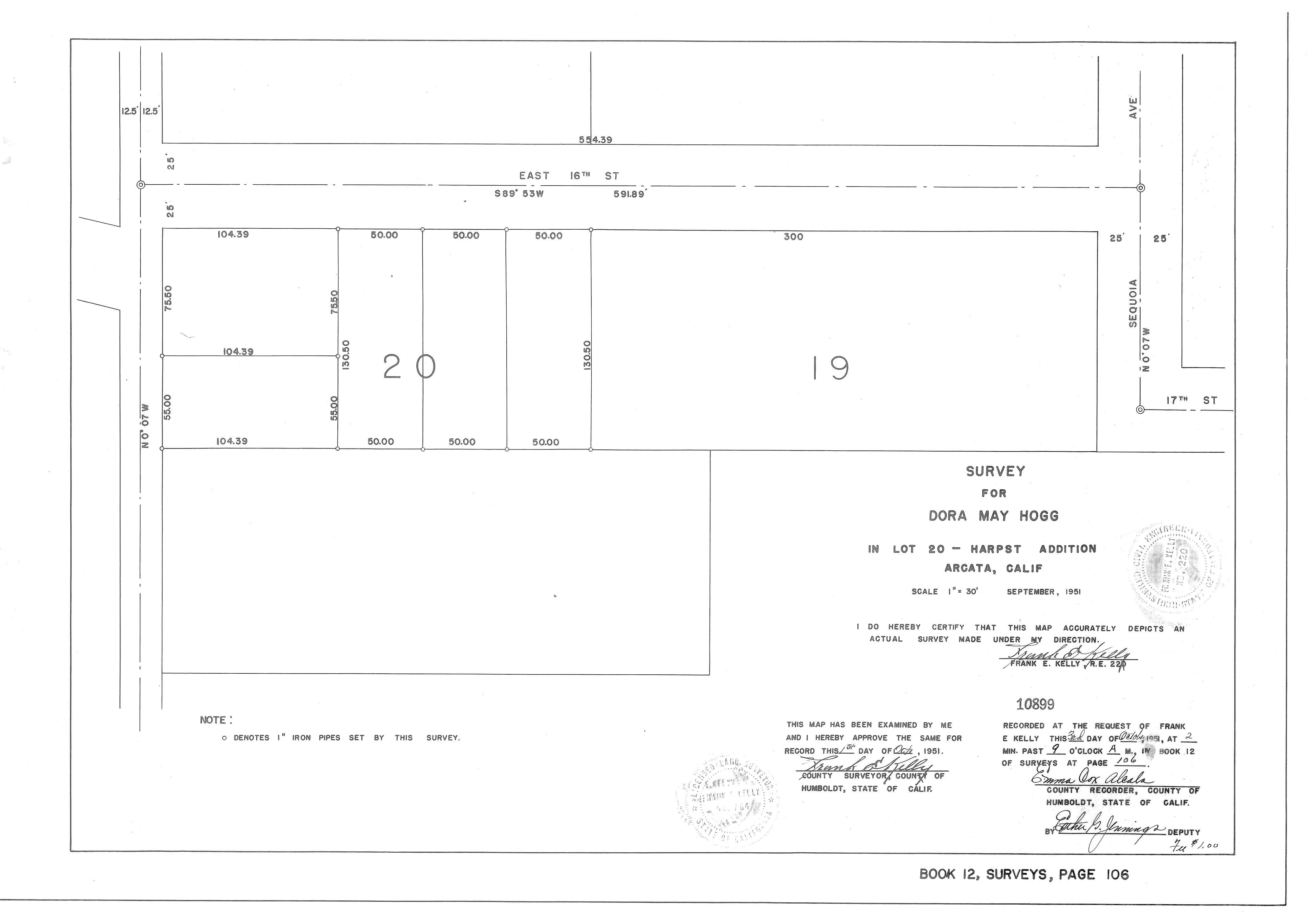 Book 12 Page 106 of Map Type RS