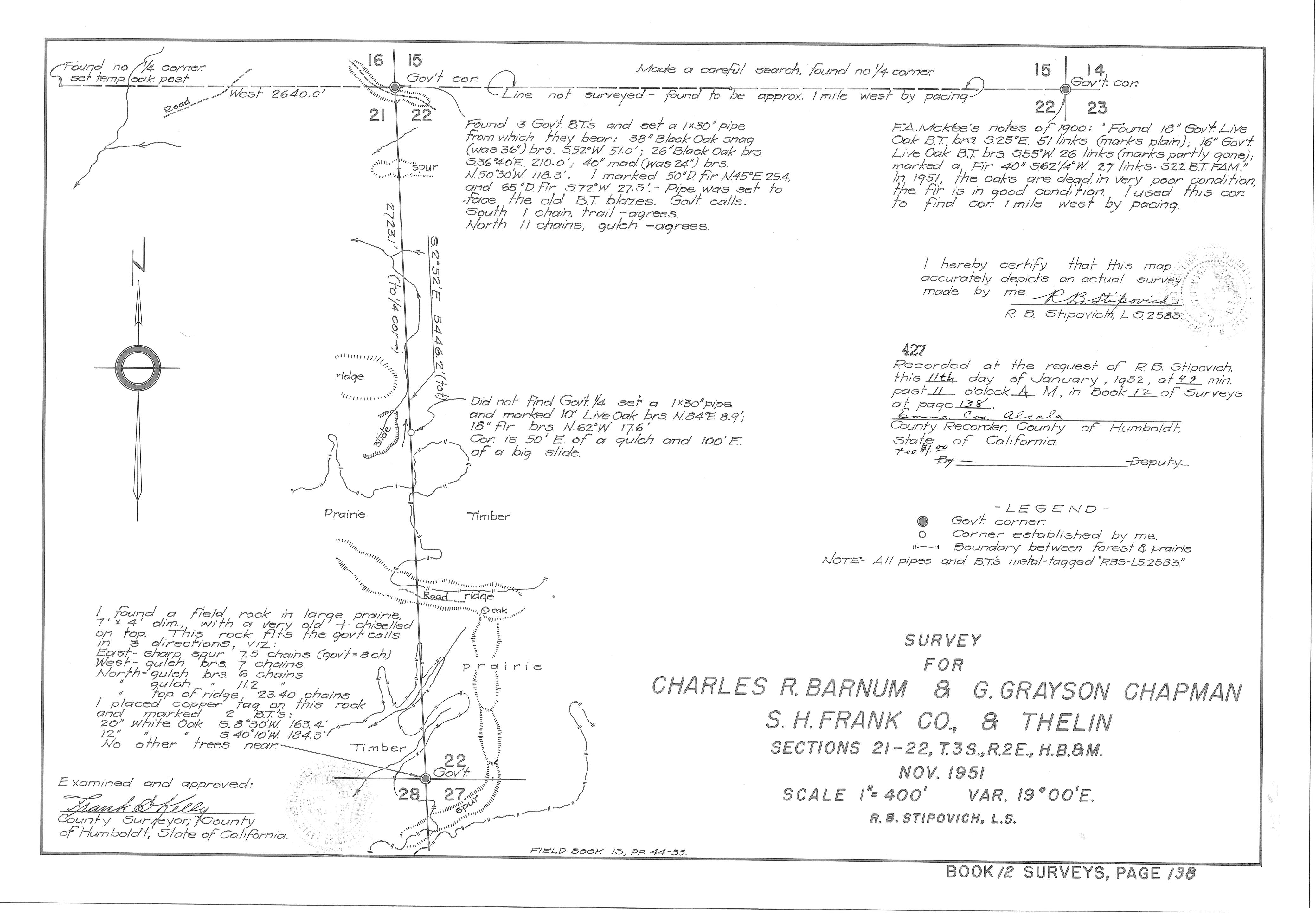 Book 12 Page 138 of Map Type RS