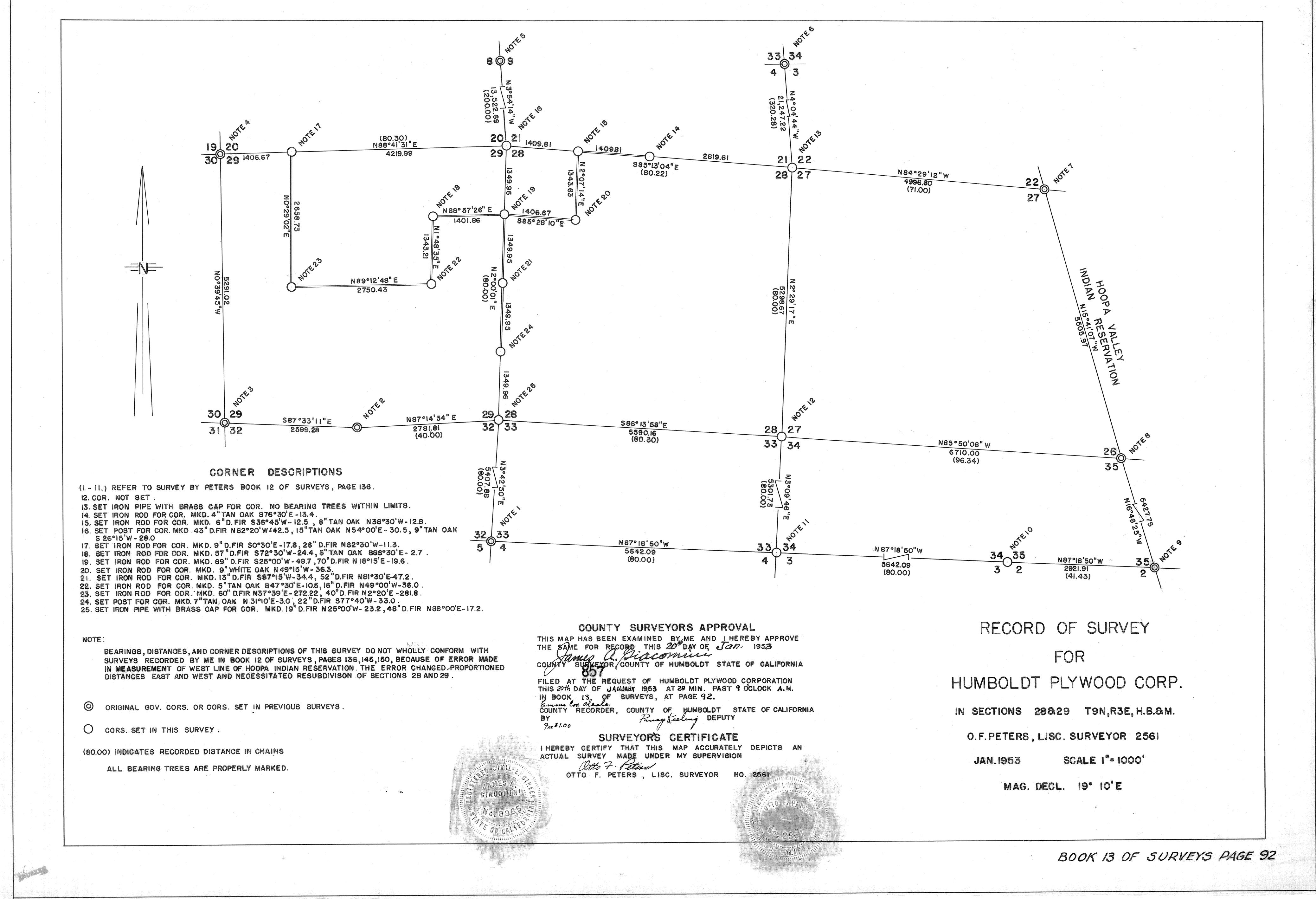 Book 13 Page 92 of Map Type RS