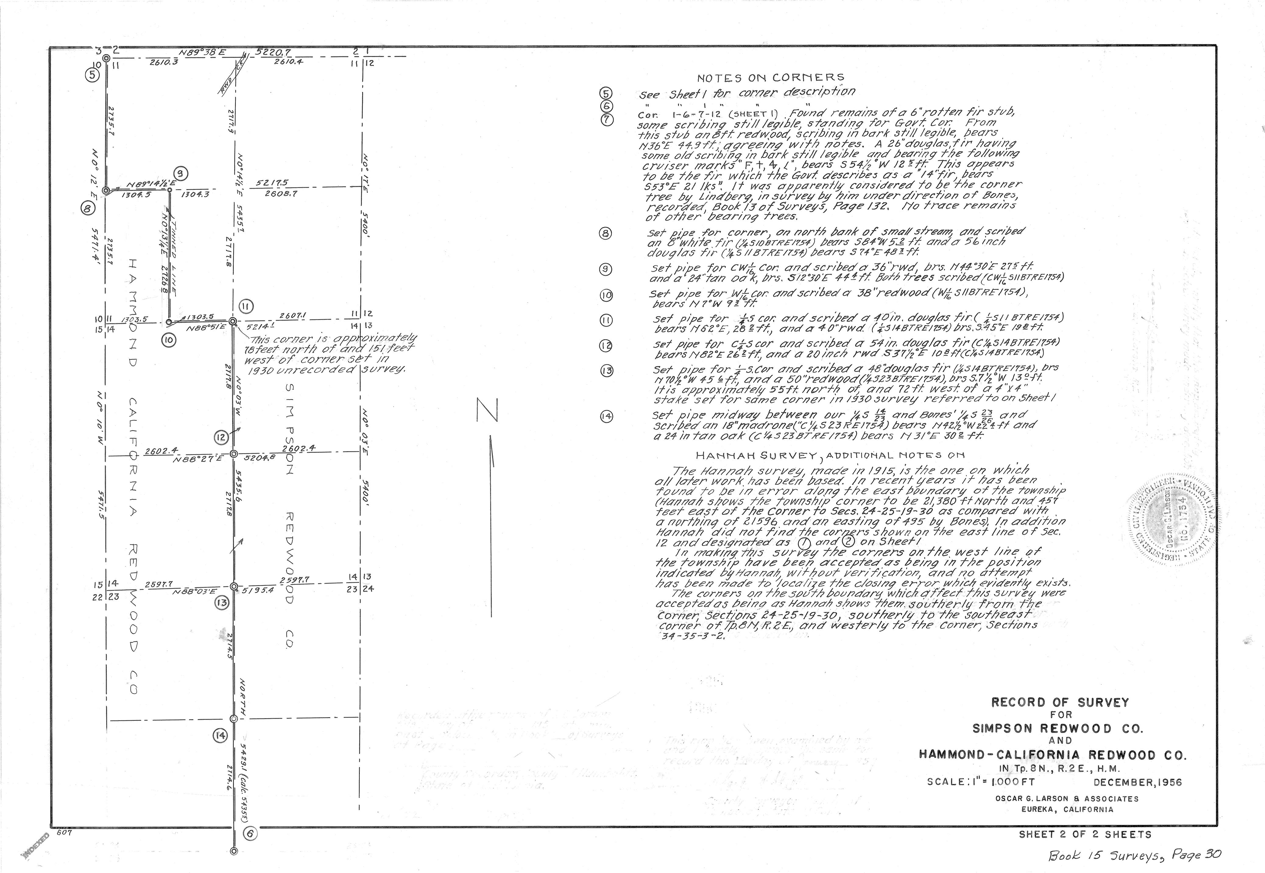 Book 15 Page 30 of Map Type RS