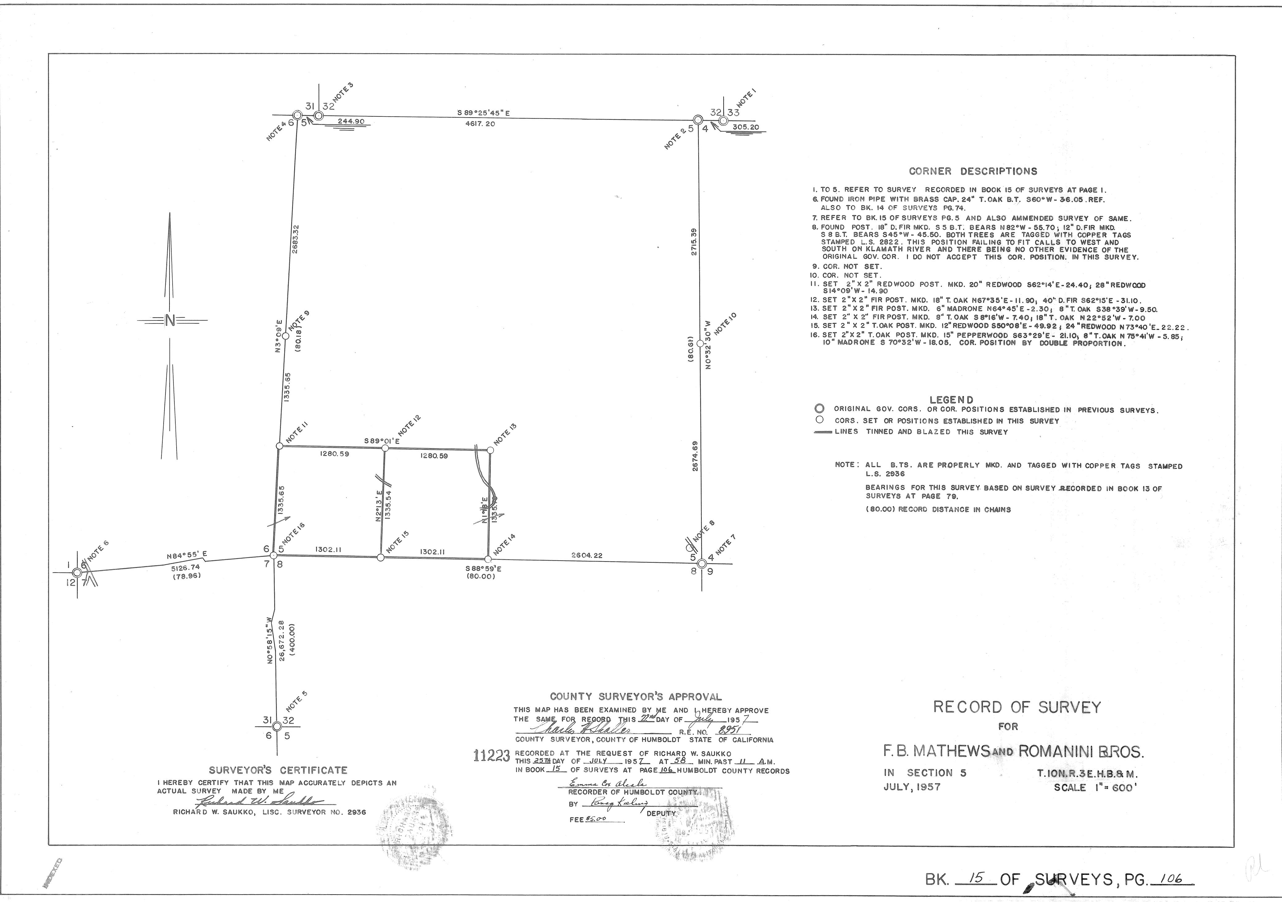 Book 15 Page 106 of Map Type RS
