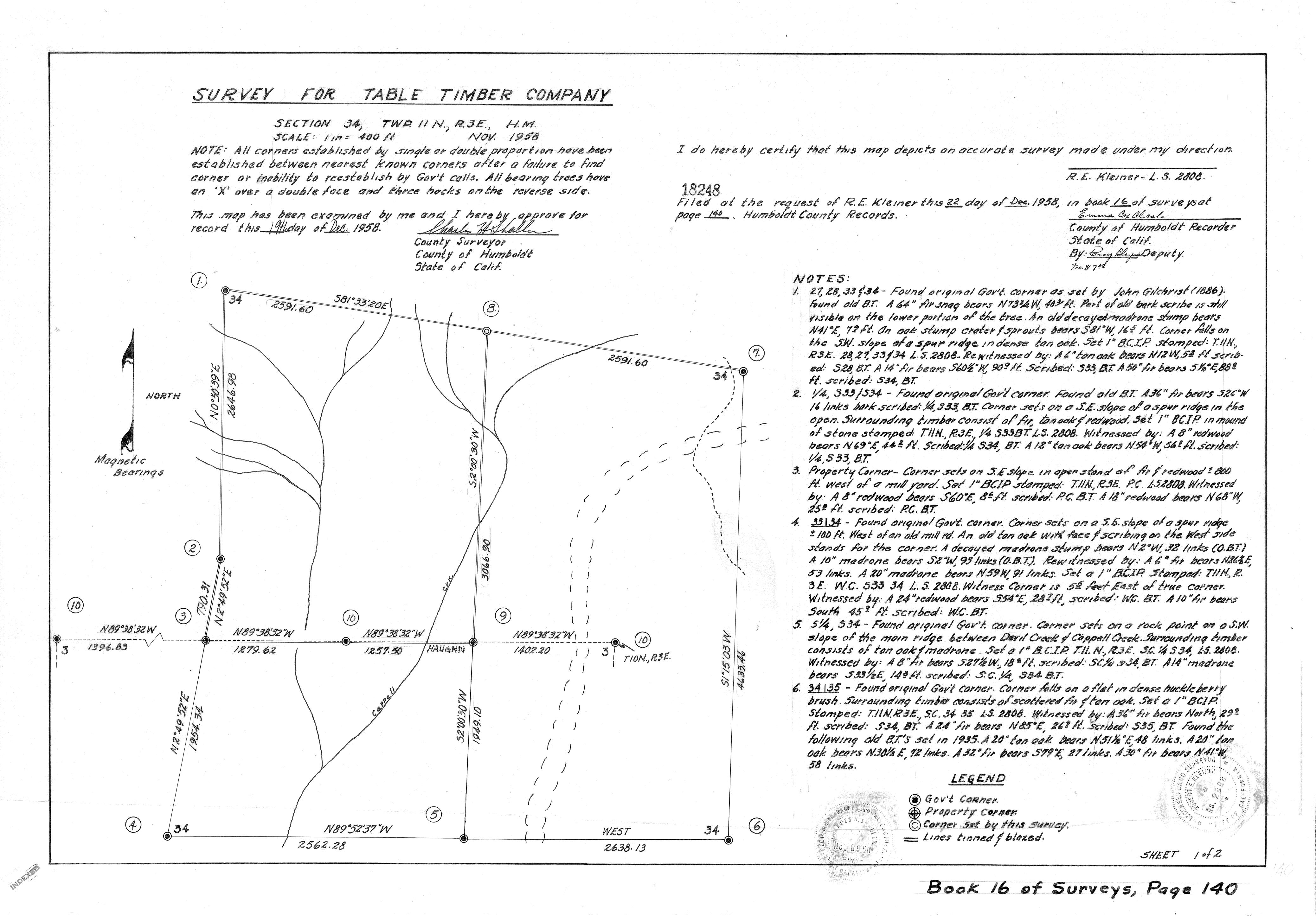 Book 16 Page 140 of Map Type RS