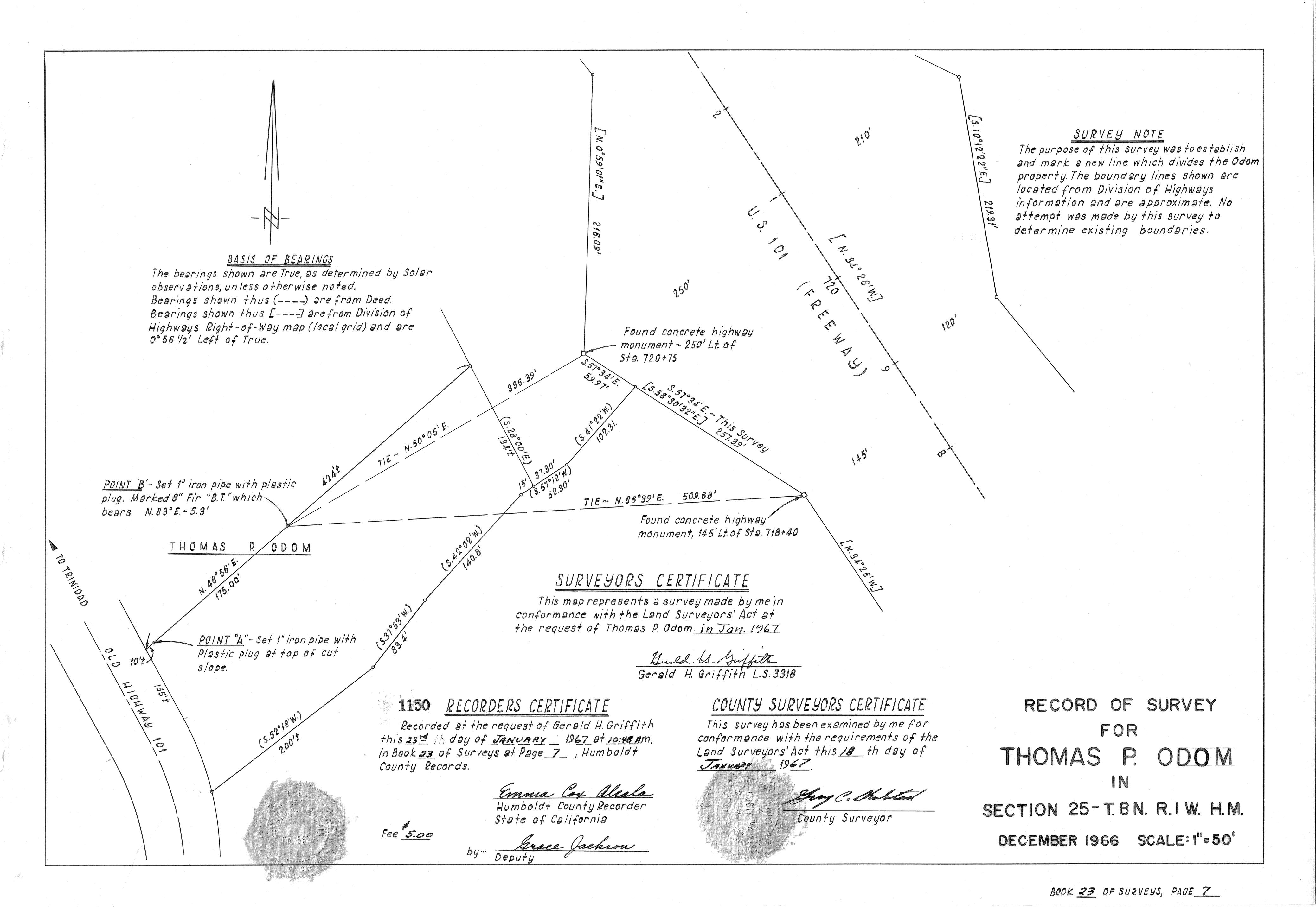 Book 23 Page 7 of Map Type RS