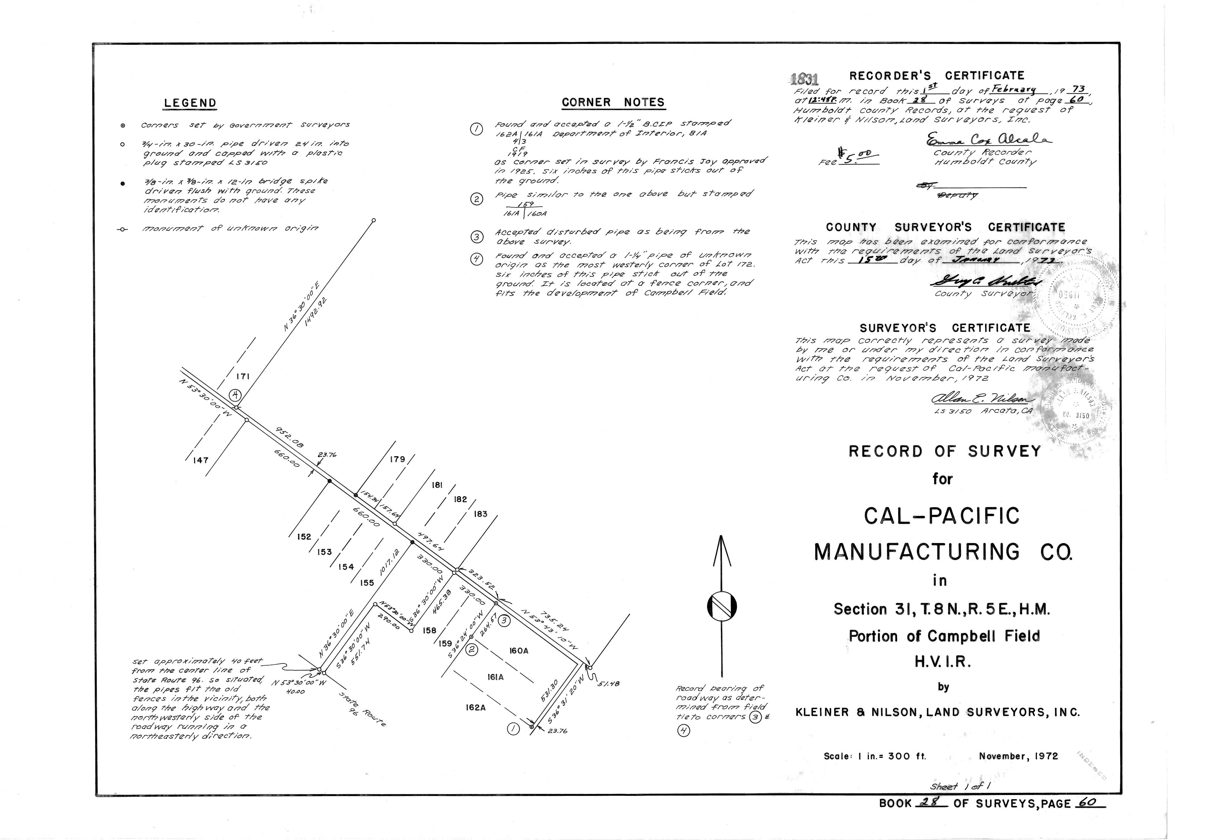 Book 28 Page 60 of Map Type RS