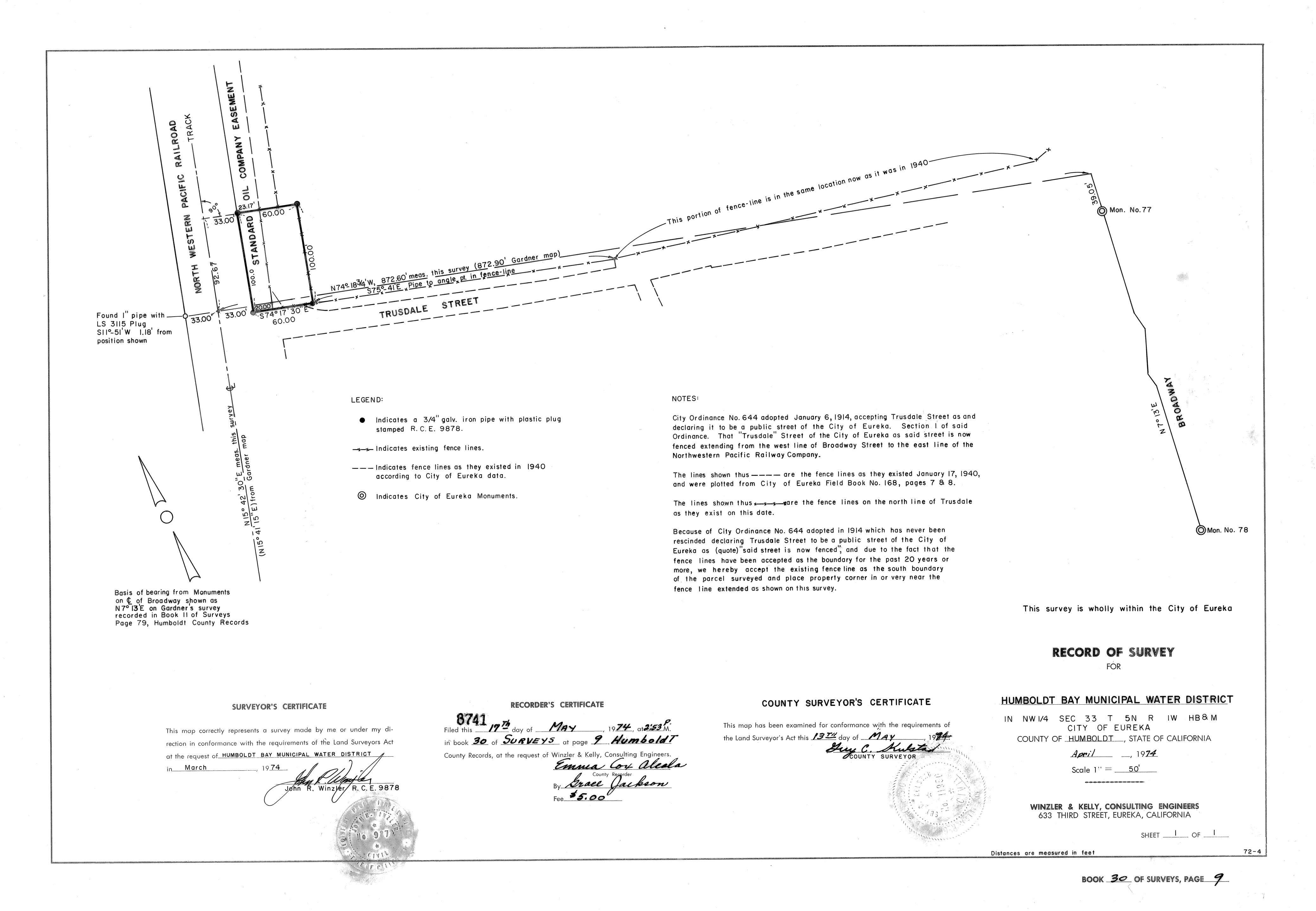 Book 30 Page 9 of Map Type RS