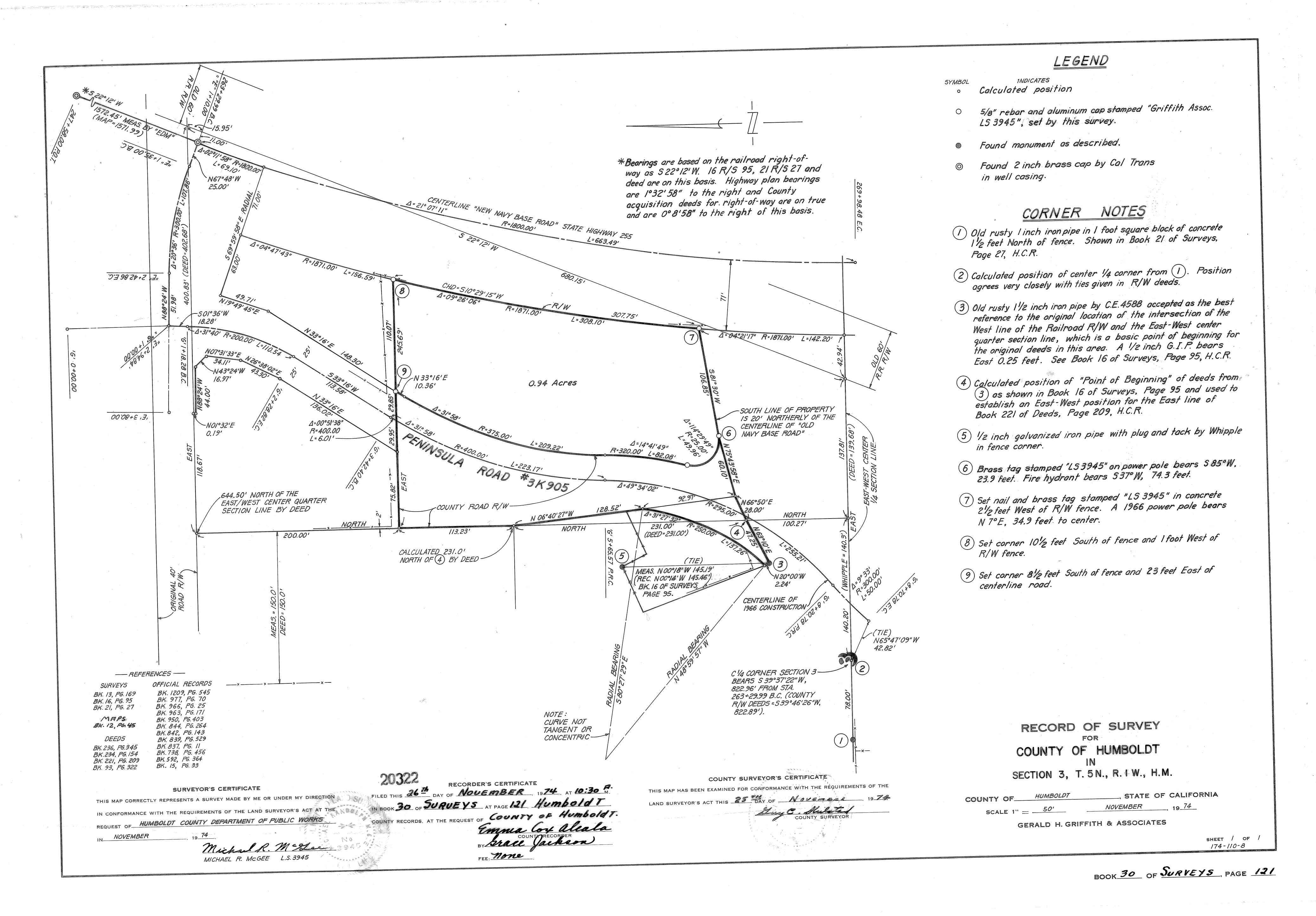 Book 30 Page 121 of Map Type RS