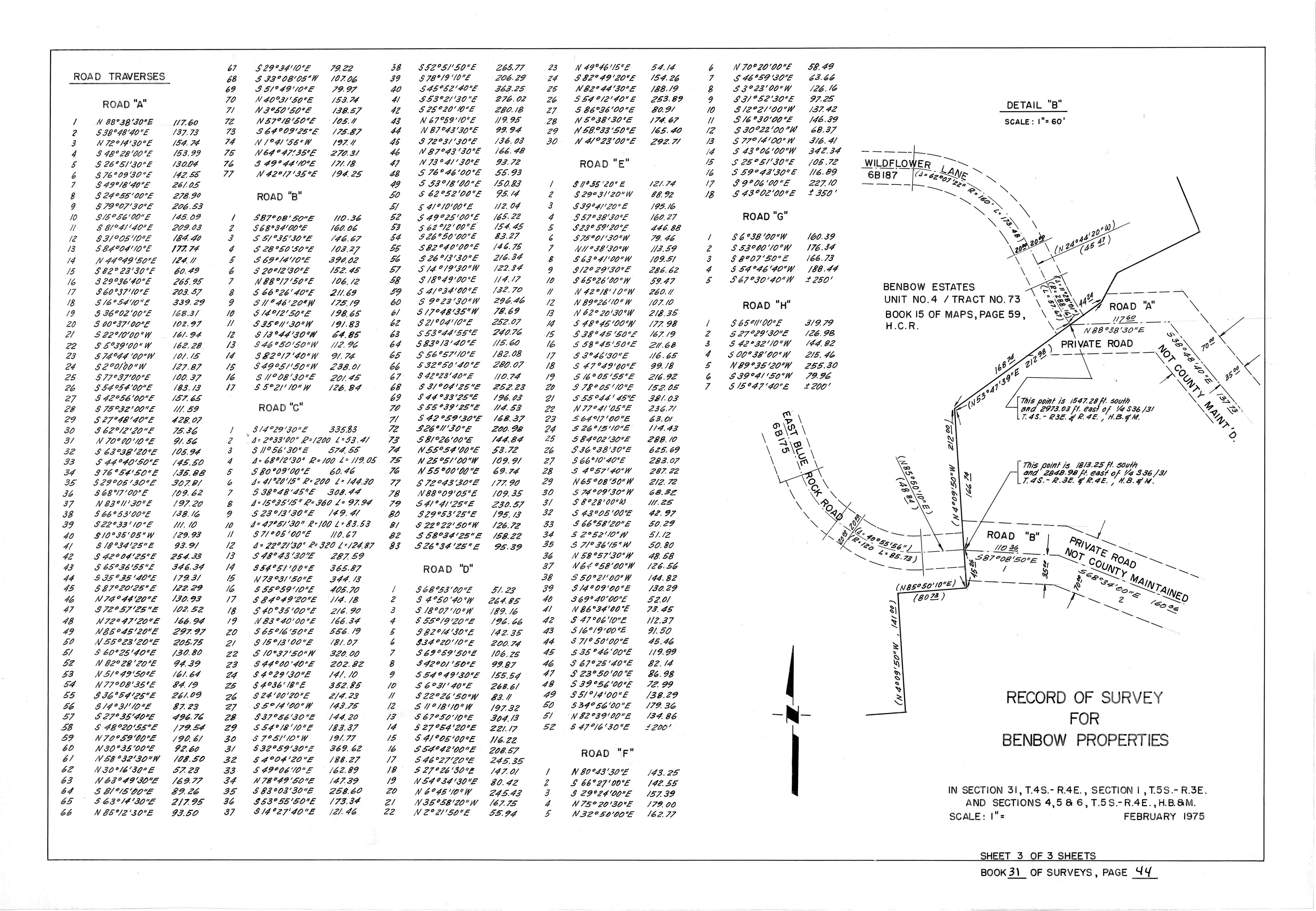 Book 31 Page 44 of Map Type RS