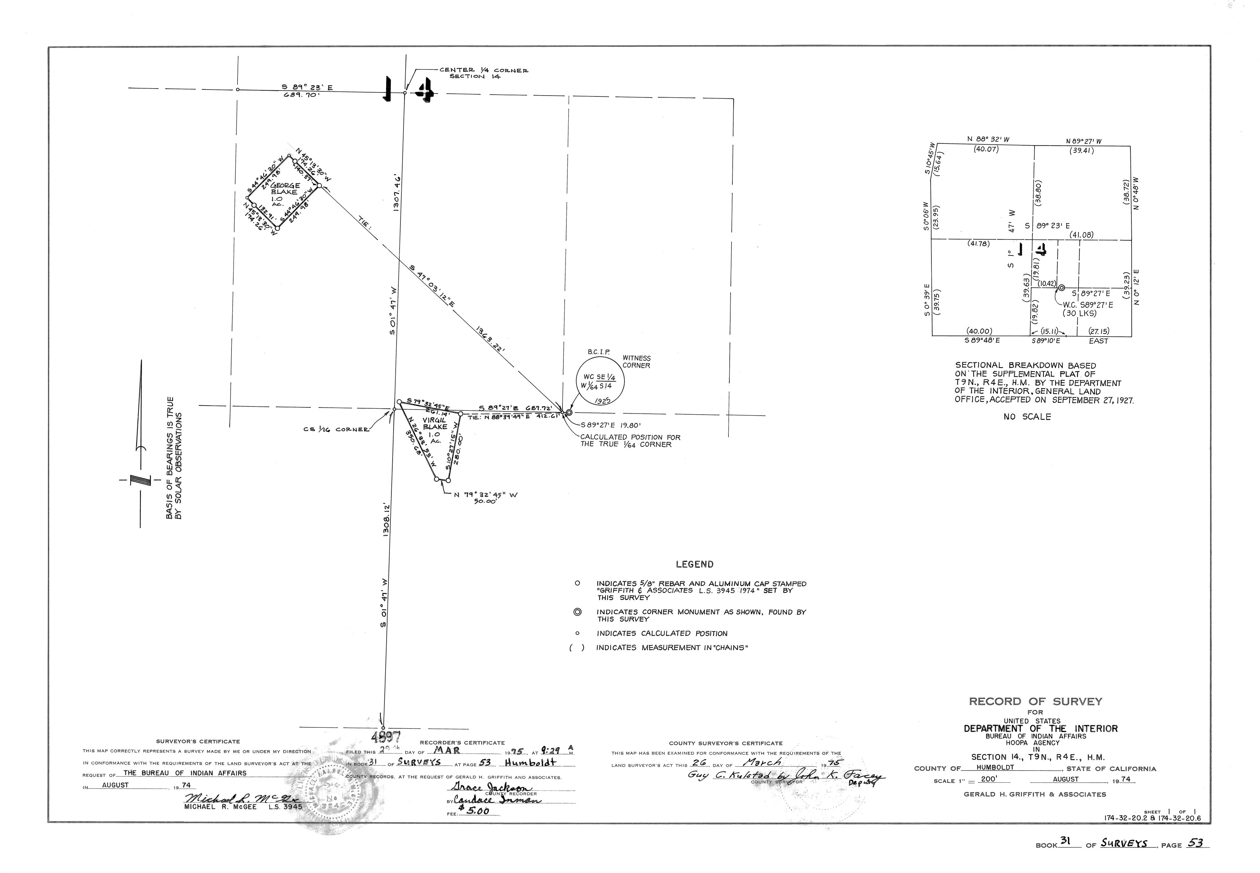 Book 31 Page 53 of Map Type RS