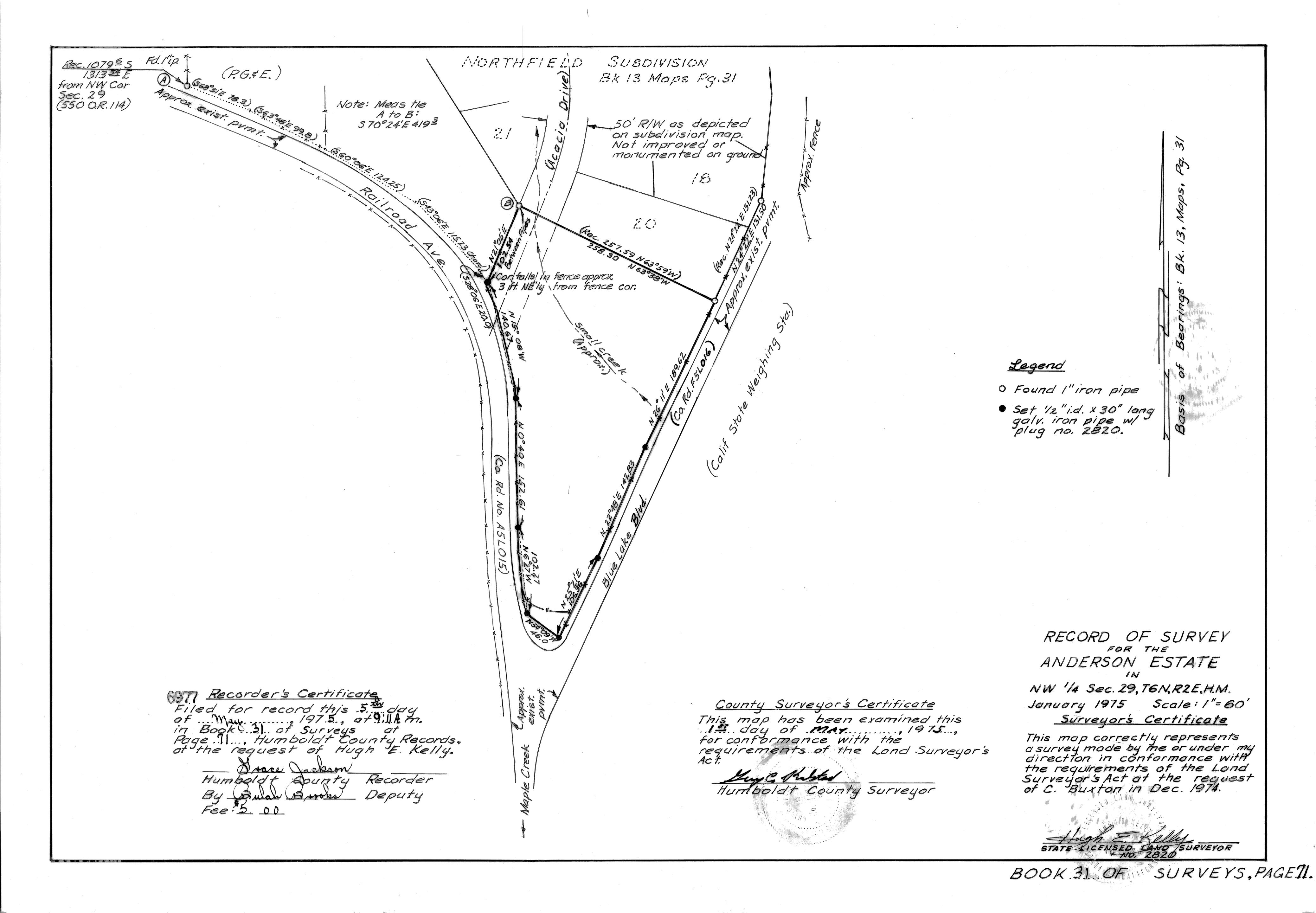 Book 31 Page 71 of Map Type RS