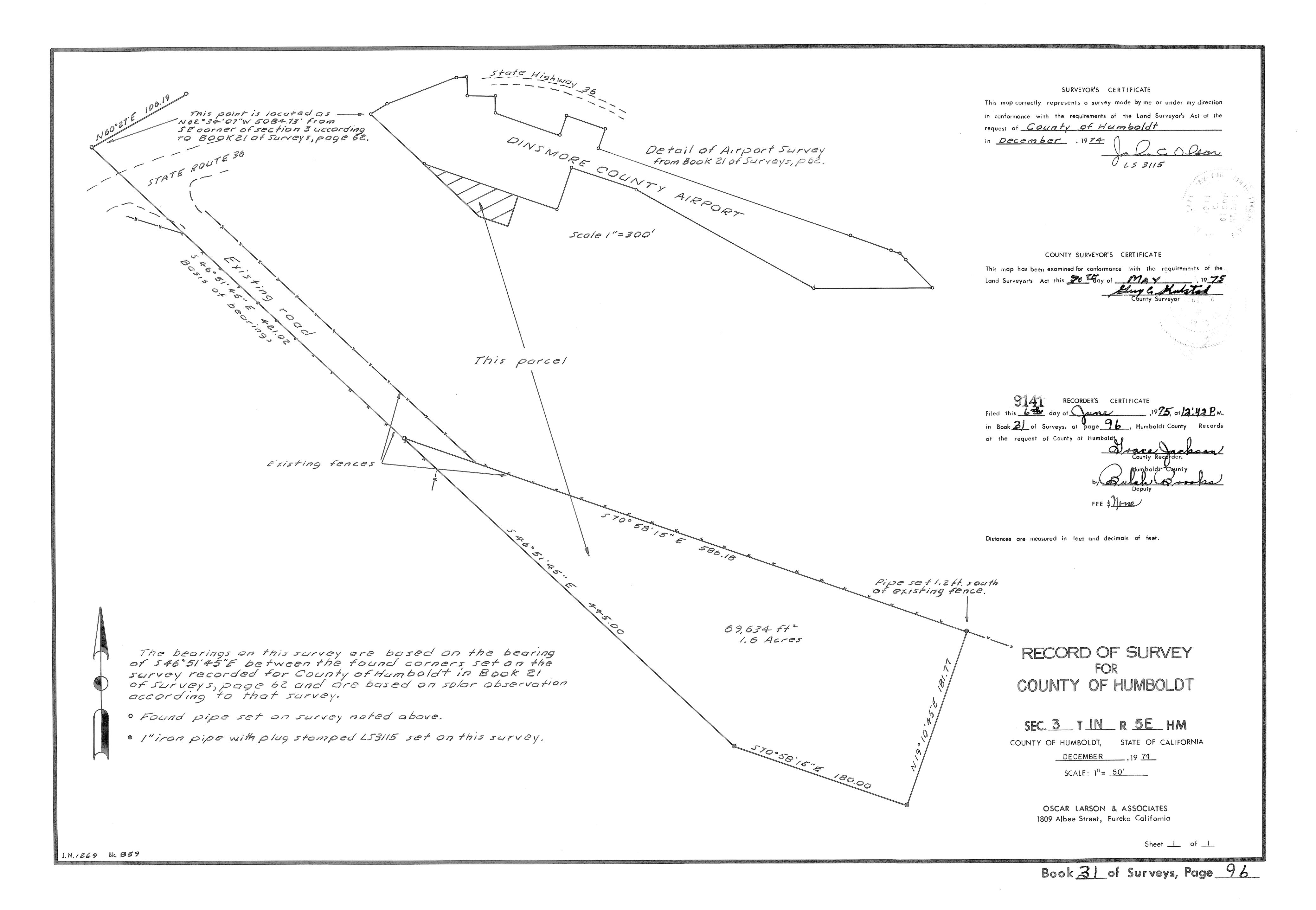 Book 31 Page 96 of Map Type RS