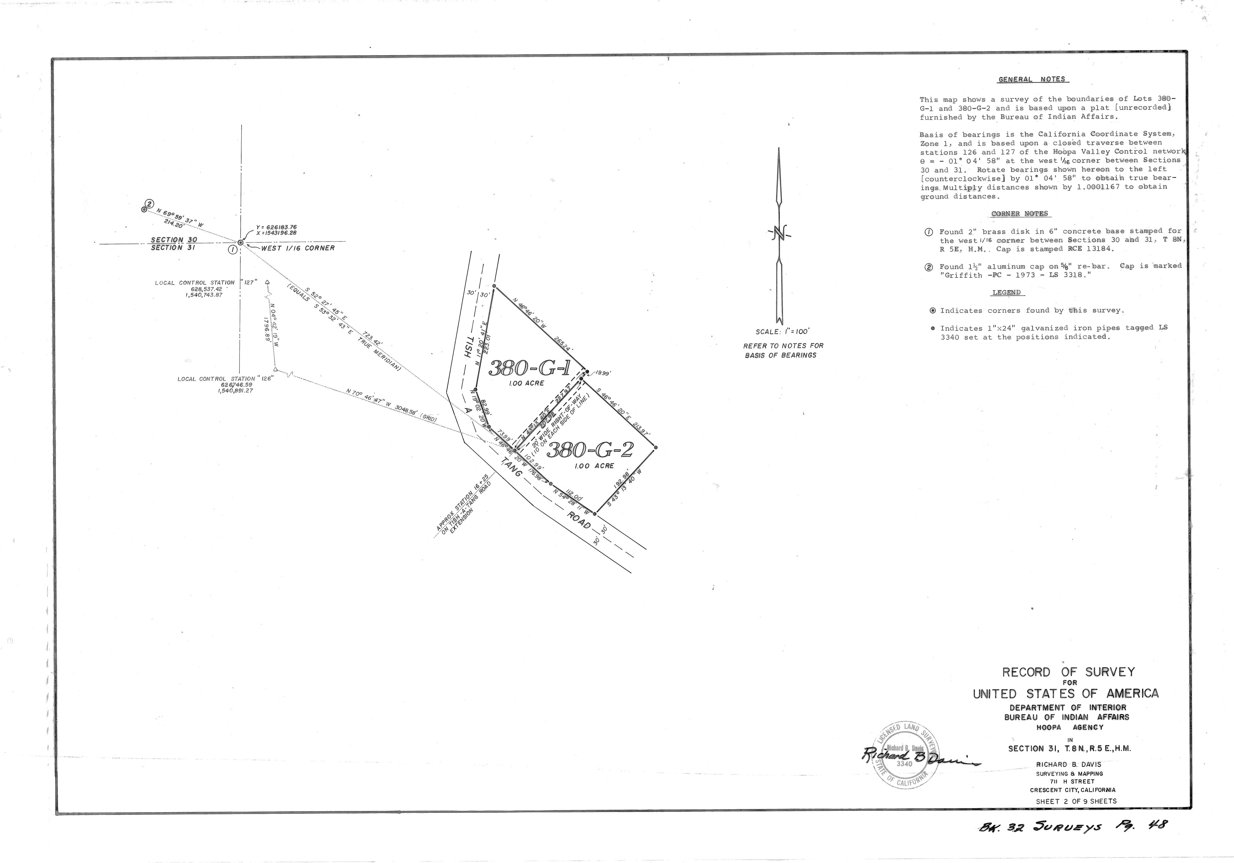 Book 32 Page 48 of Map Type RS