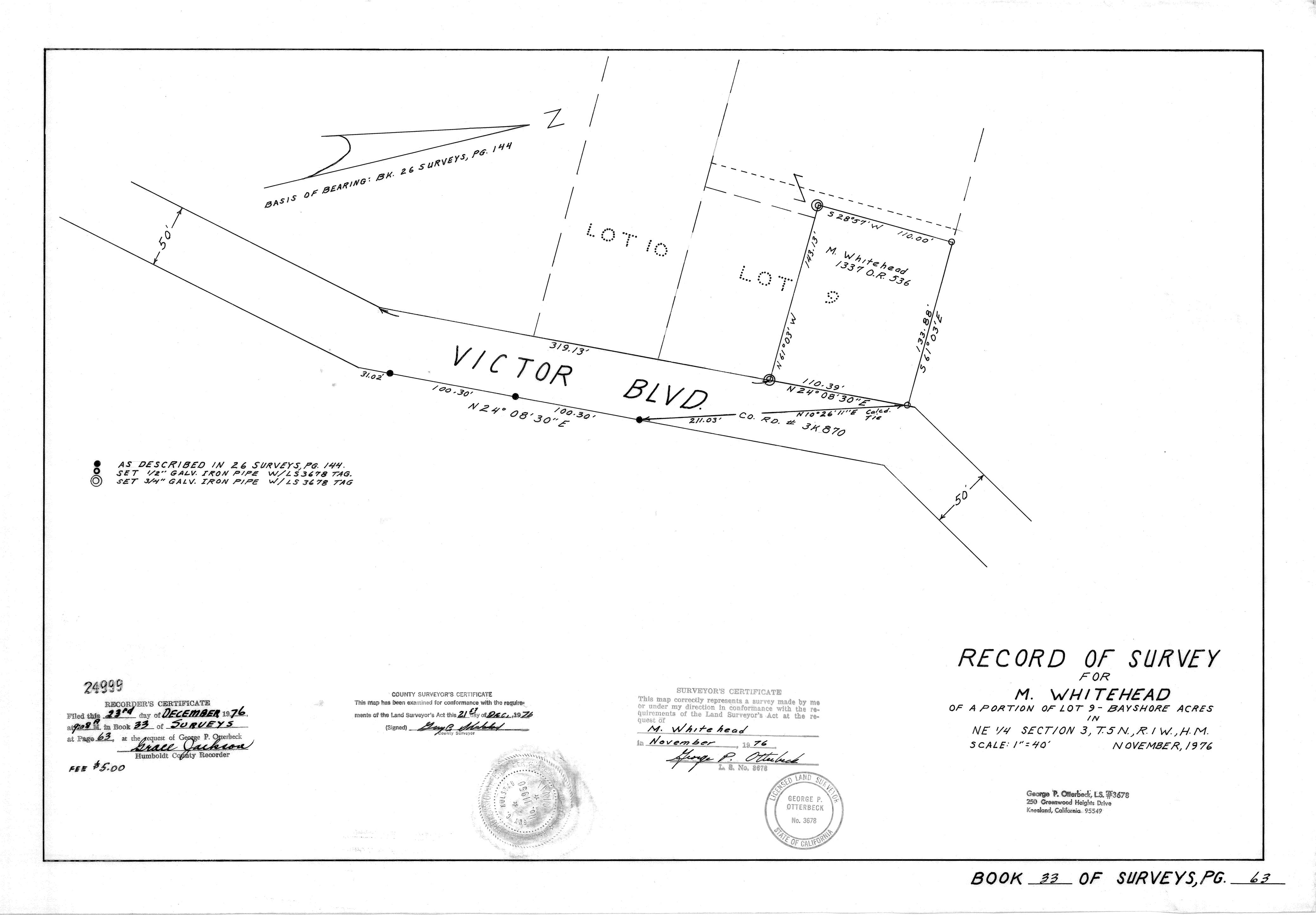 Book 33 Page 63 of Map Type RS