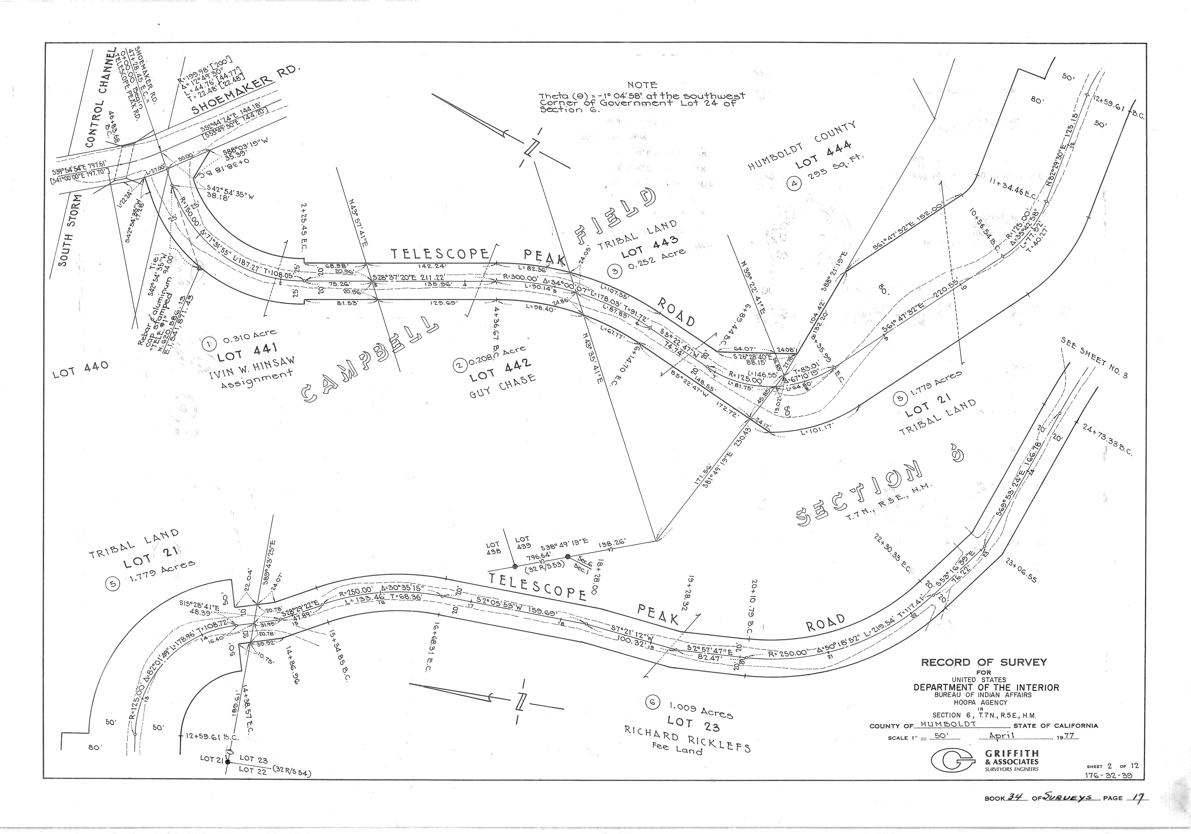 Book 34 Page 17 of Map Type RS