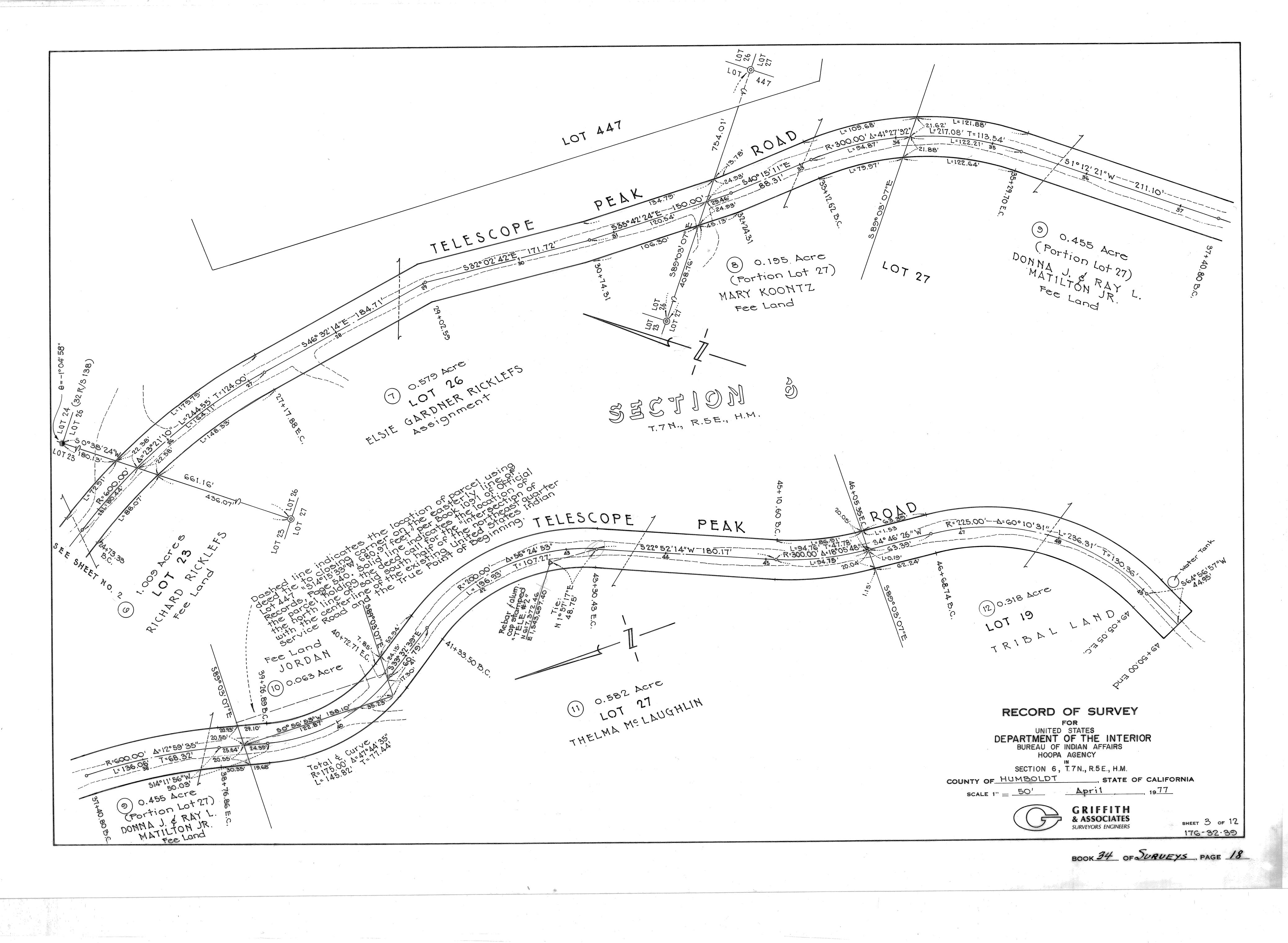 Book 34 Page 18 of Map Type RS