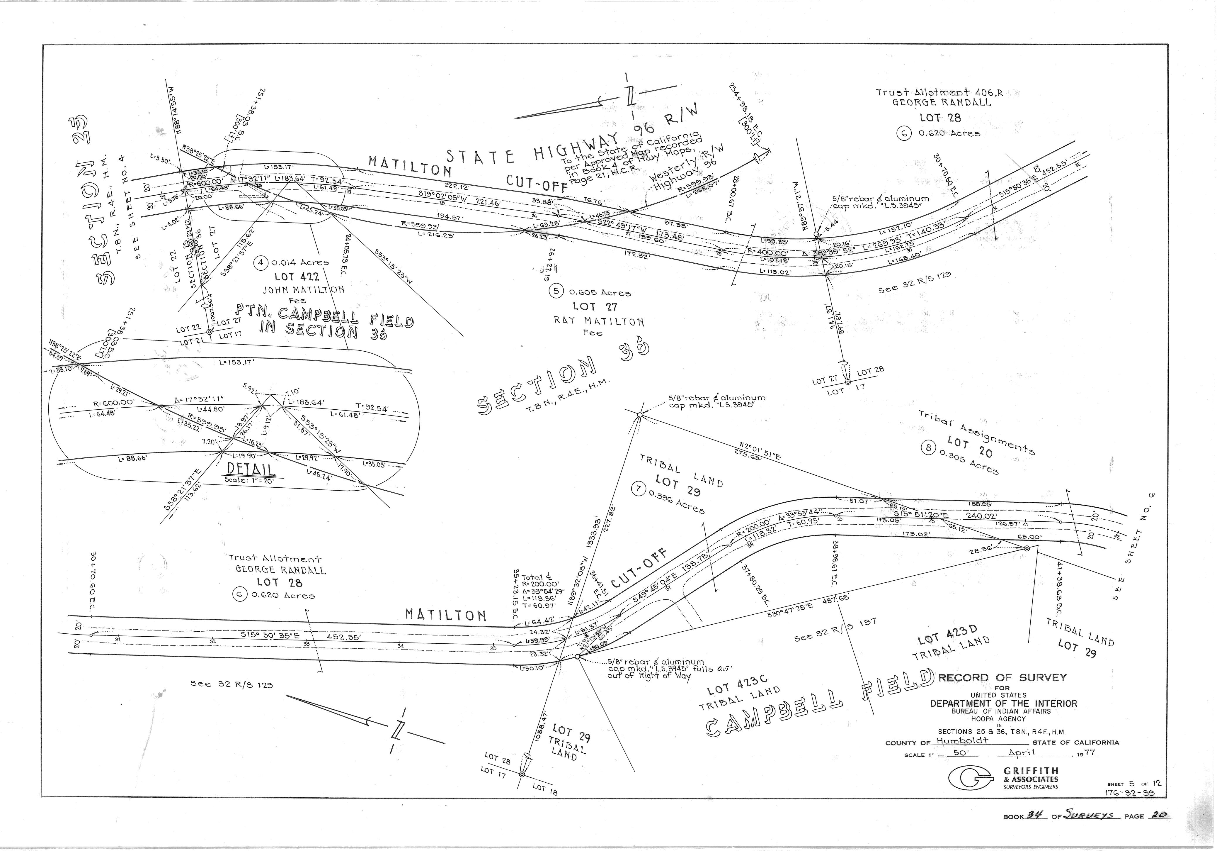 Book 34 Page 20 of Map Type RS