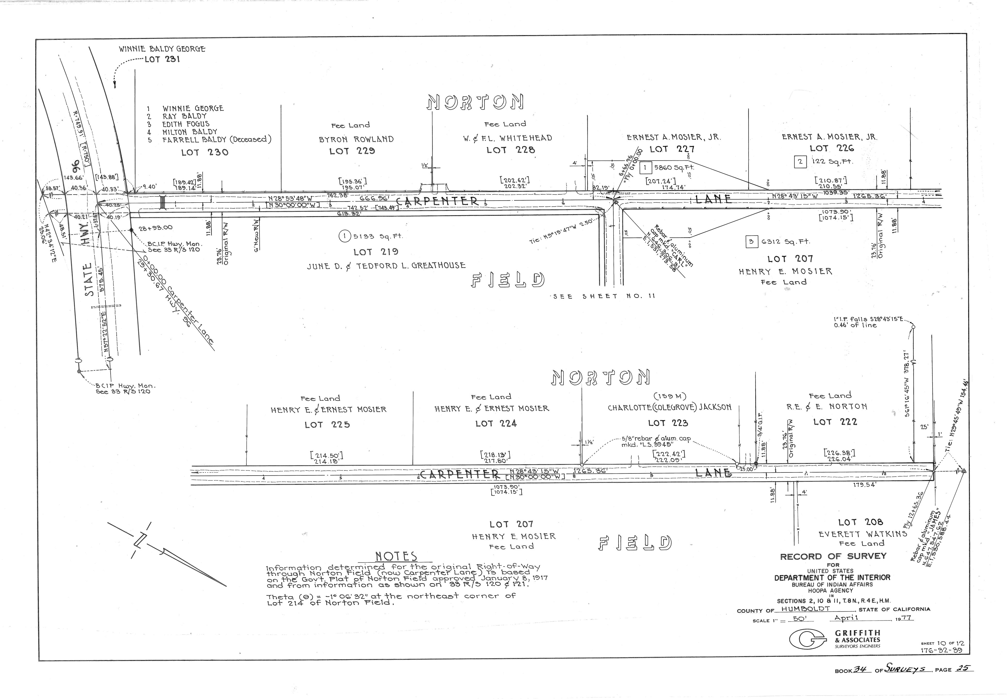 Book 34 Page 25 of Map Type RS