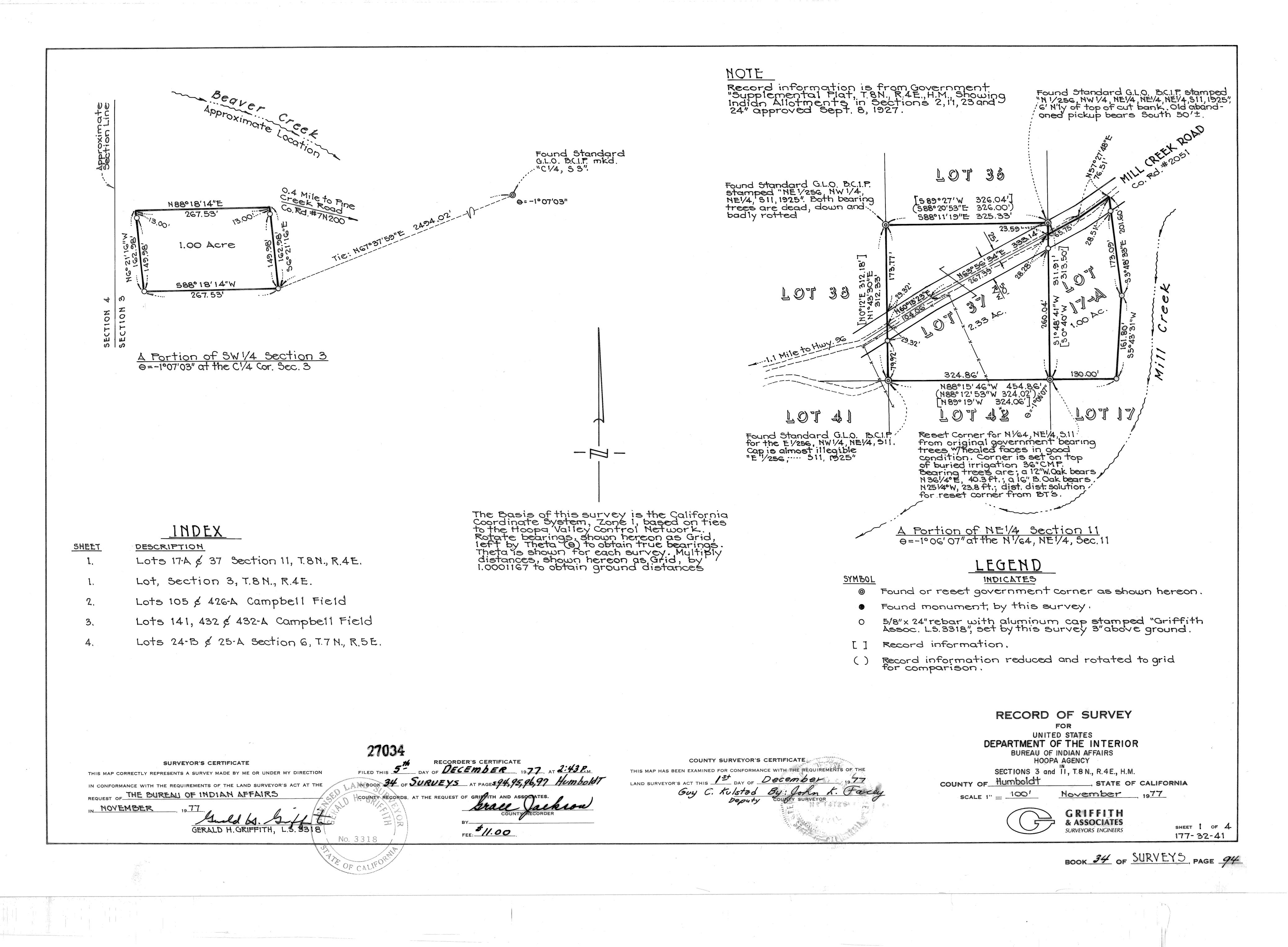 Book 34 Page 94 of Map Type RS