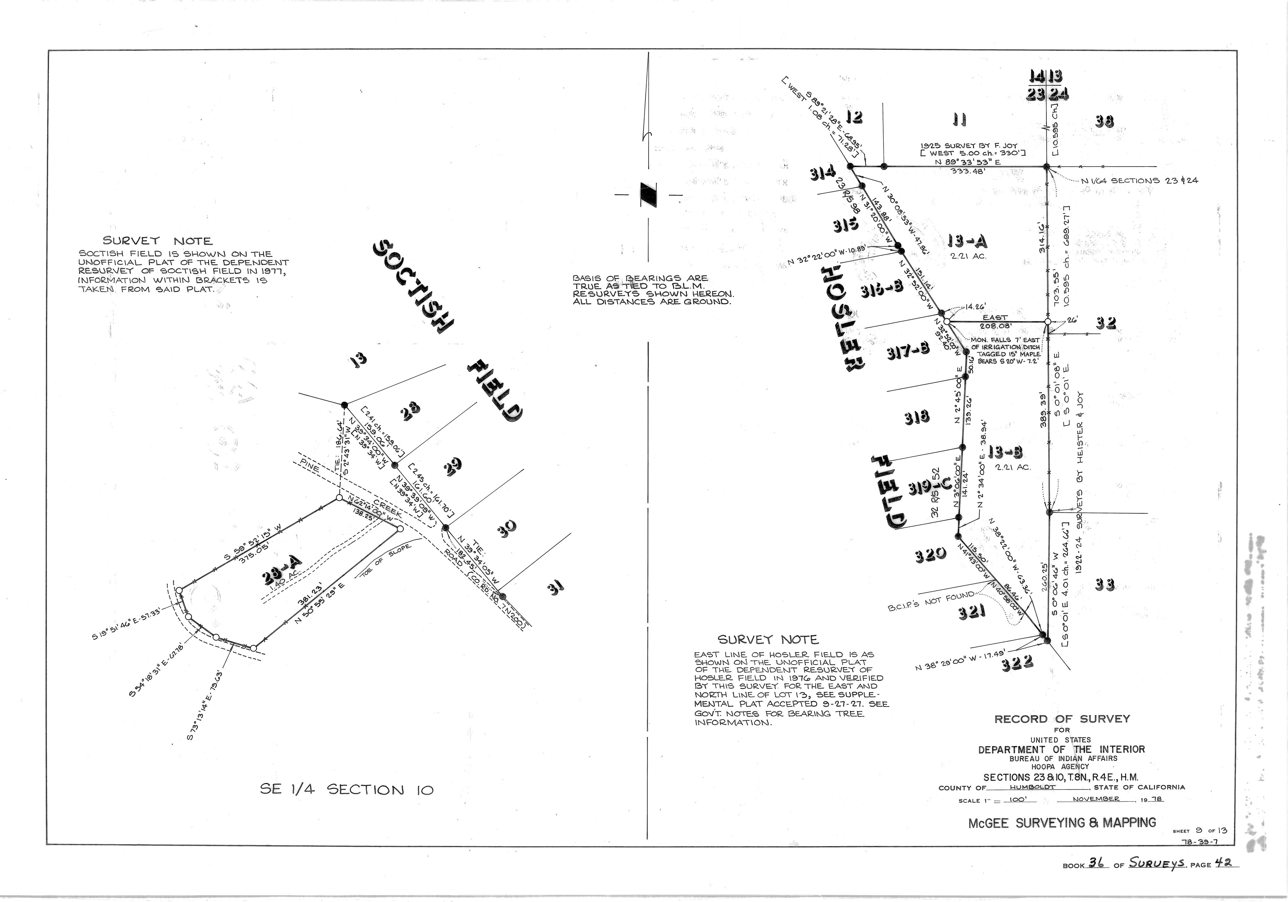 Book 36 Page 42 of Map Type RS