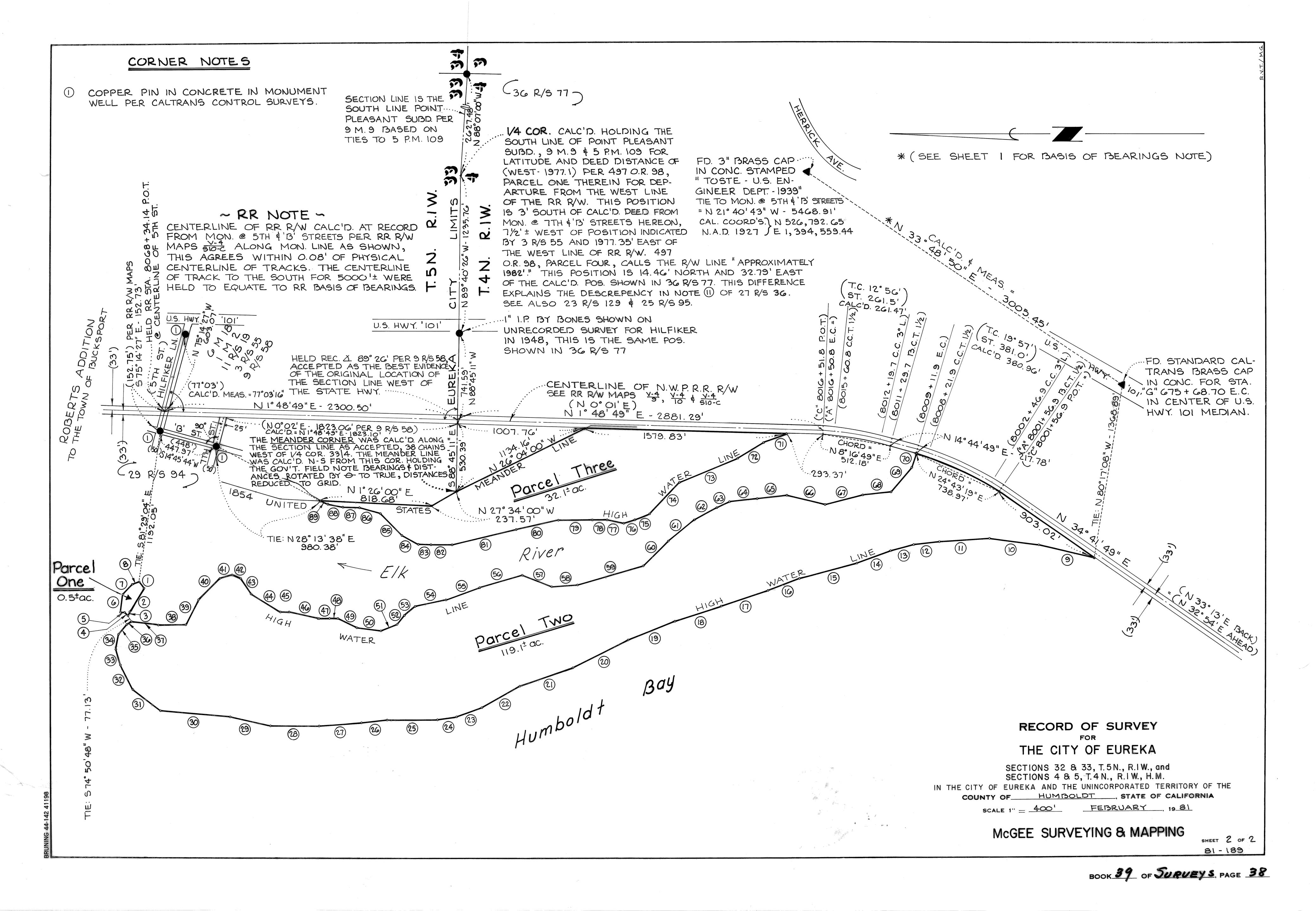 Book 39 Page 38 of Map Type RS