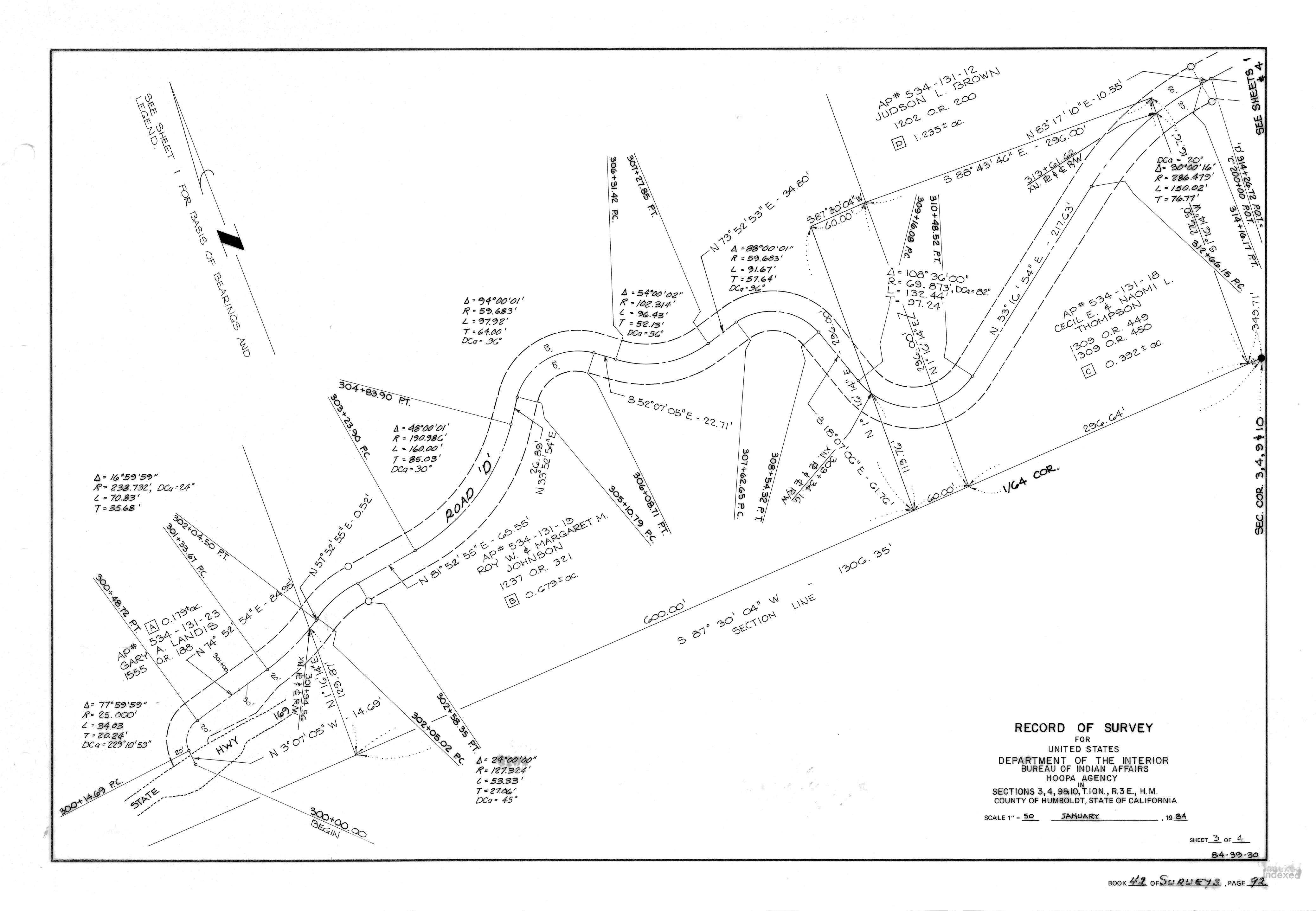 Book 42 Page 92 of Map Type RS