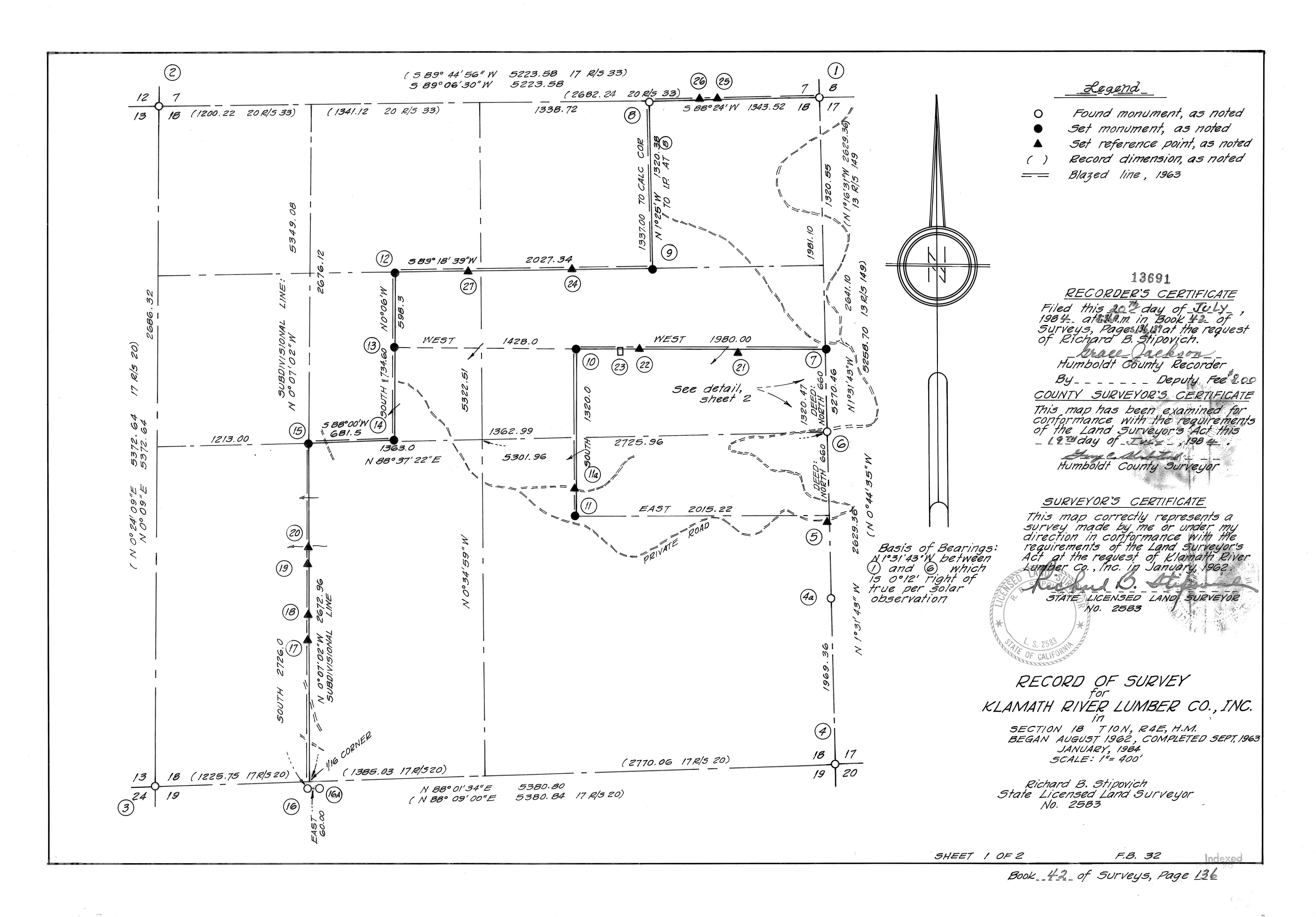 Book 42 Page 136 of Map Type RS