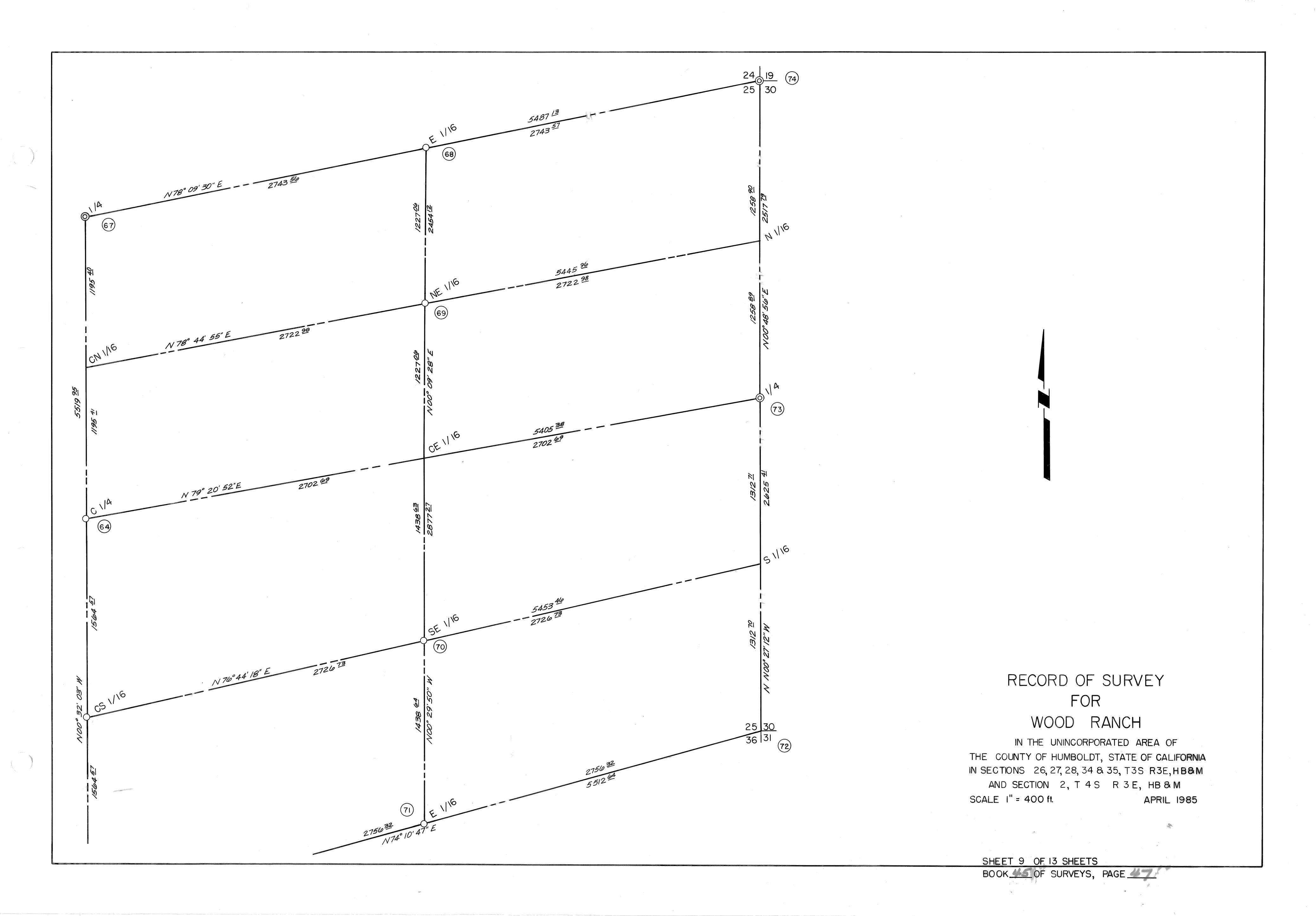 Book 45 Page 47 of Map Type RS