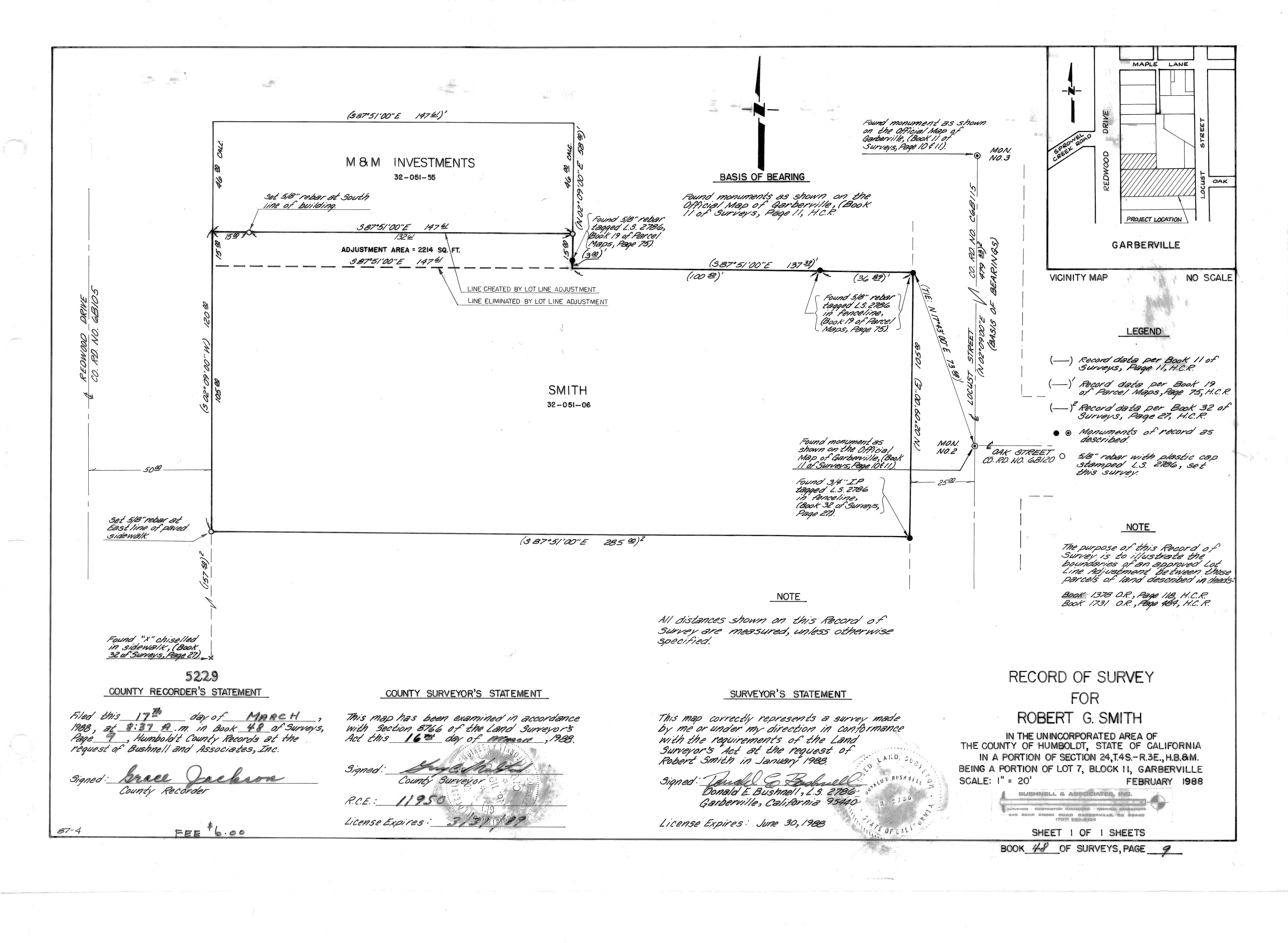 Book 48 Page 9 of Map Type RS